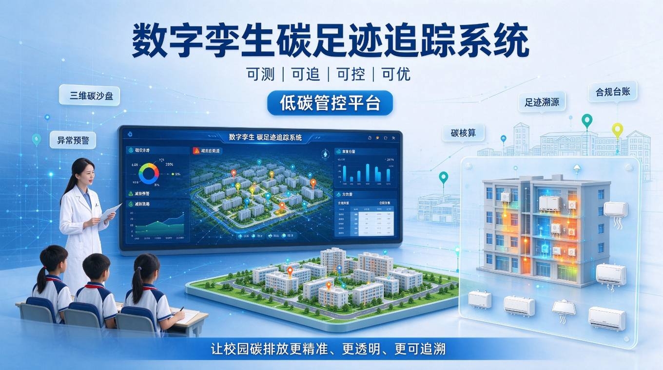 数字孪生碳足迹追踪系统：低碳管控
