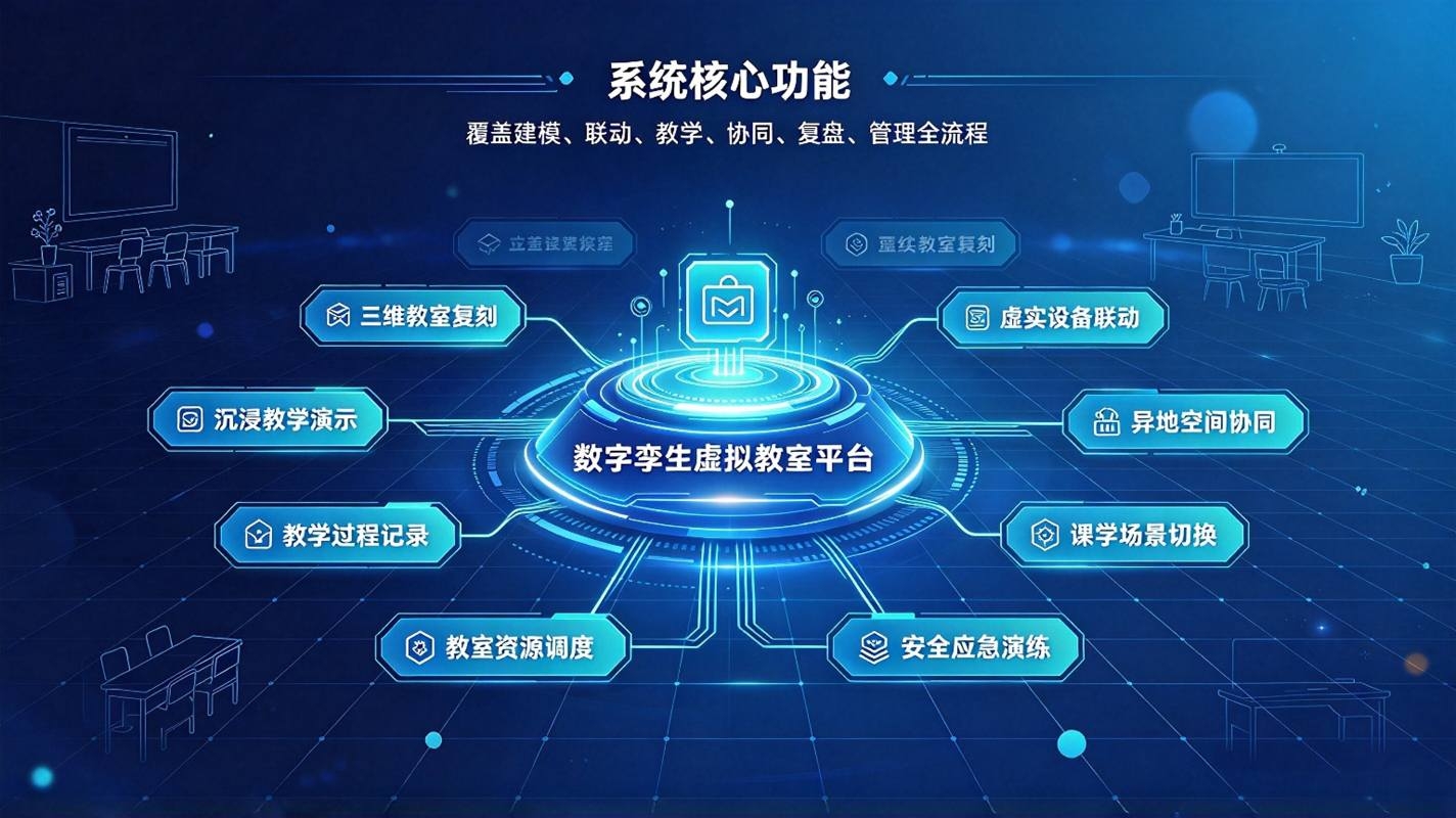 数字孪生虚拟教室系统:虚实融合教学空间,打造沉浸式智慧教学新场景(图3) 数字孪生虚拟教室系统:虚实融合教学空间,打造沉浸式智慧教学新场景(图3)