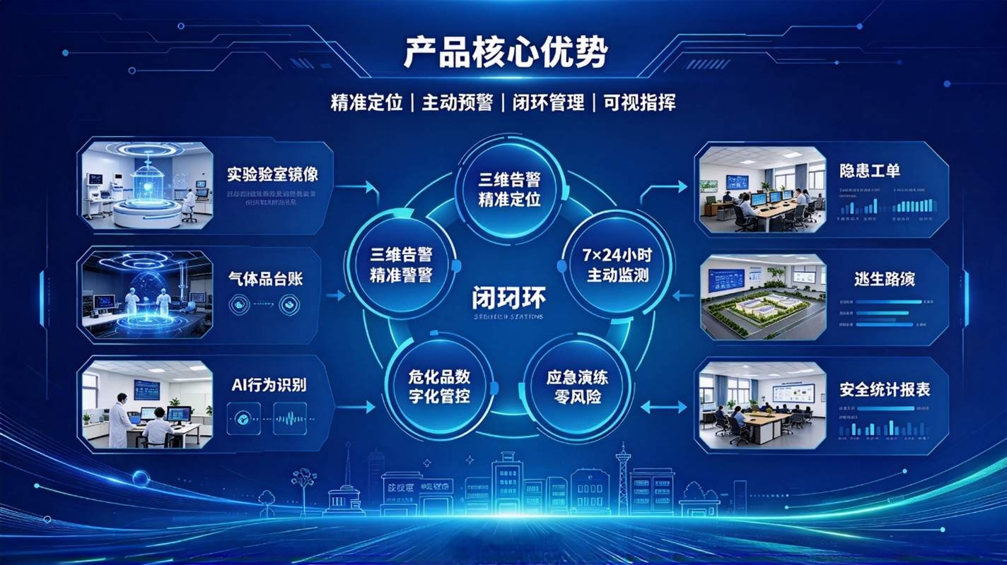 数字孪生实验室安全系统：三维可视化安全管控平台，构建实验室全流程安全防护体系(图4)