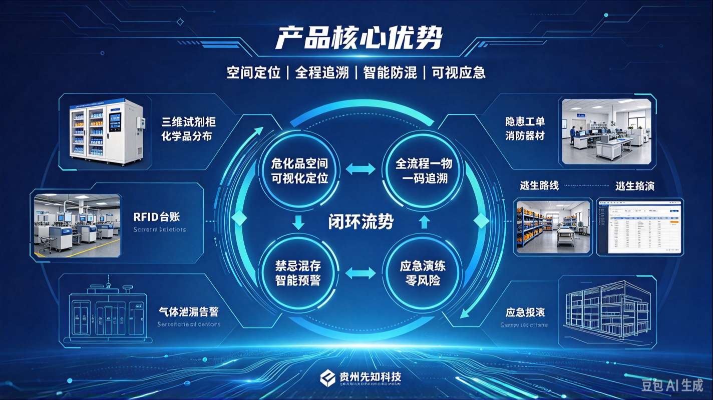 数字孪生危化品管理系统:三维可视化管控平台,实现危化品全生命周期安全管理(图3) 数字孪生危化品管理系统:三维可视化管控平台,实现危化品全生命周期安全管理(图3)