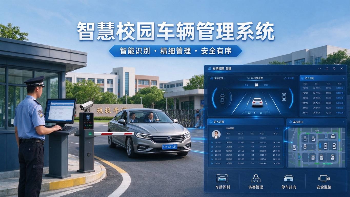 智慧校园车辆管理系统:车辆档案与全程管控解决方案(图1) 智慧校园车辆管理系统:车辆档案与全程管控解决方案(图1)