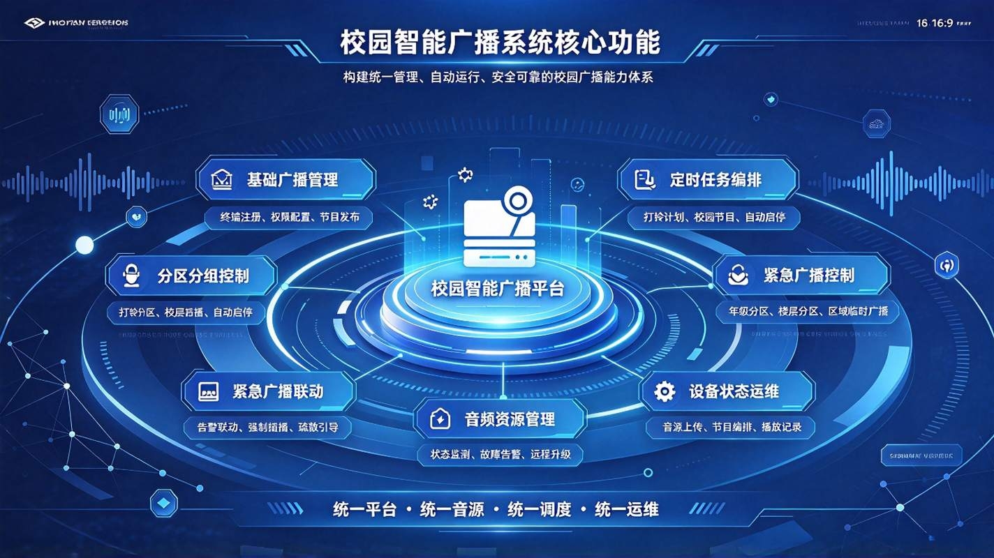 校园智能广播系统:应急广播与远程管控解决方案(图3) 校园智能广播系统:应急广播与远程管控解决方案(图3)