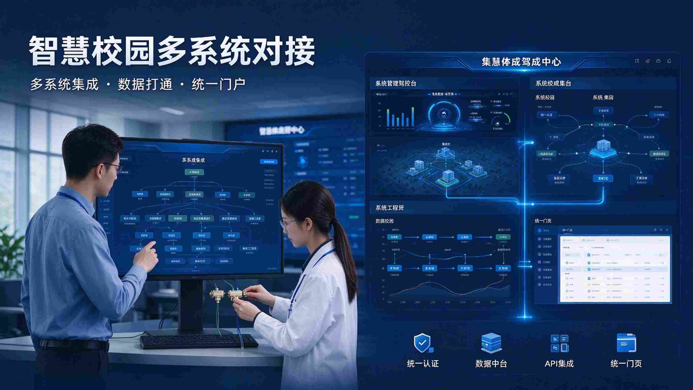 智慧校园多系统对接：数据中台与业务协同互联解决方案