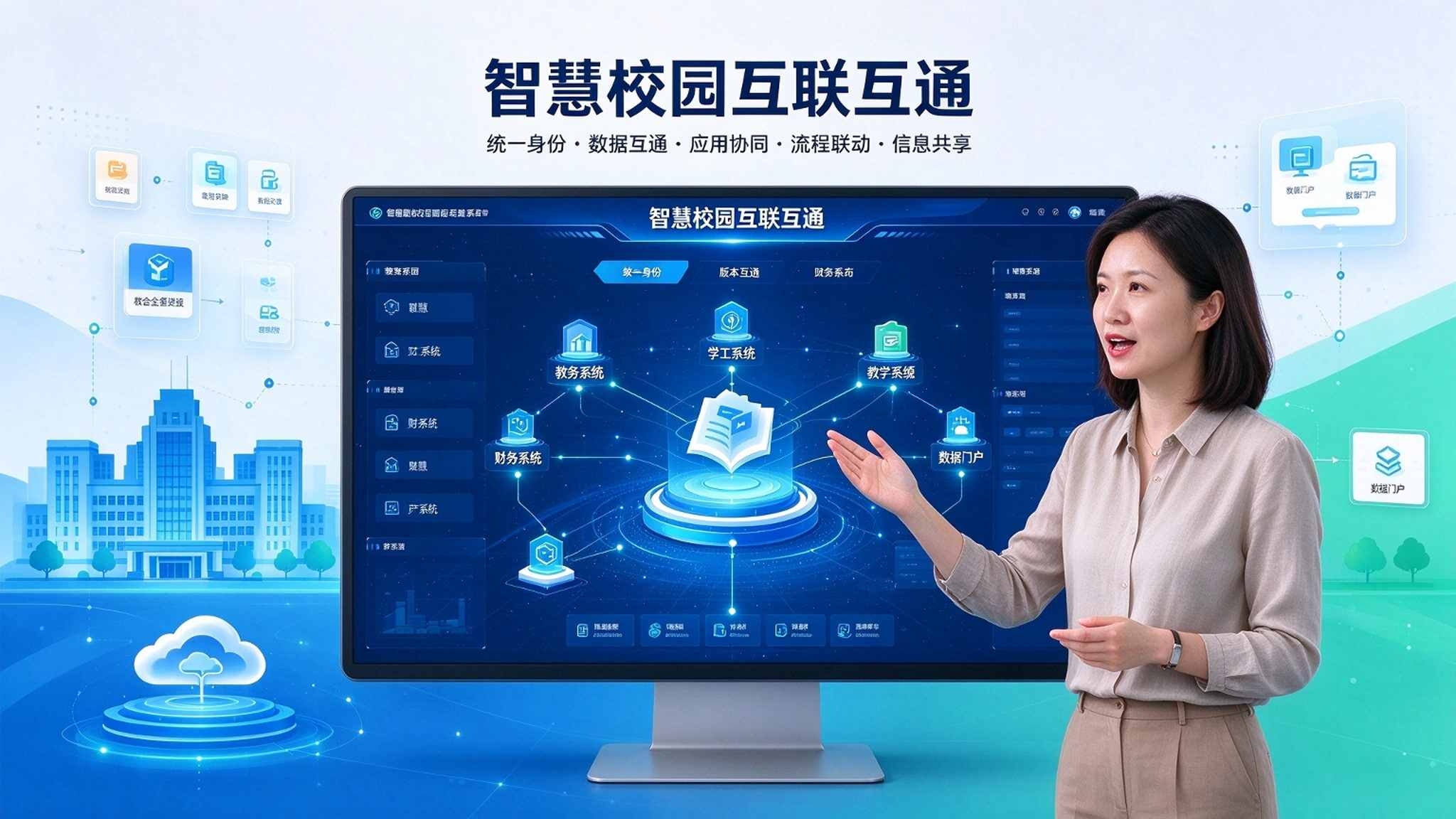 智慧校园互联互通：解决校园系统数据不通难题建设方案