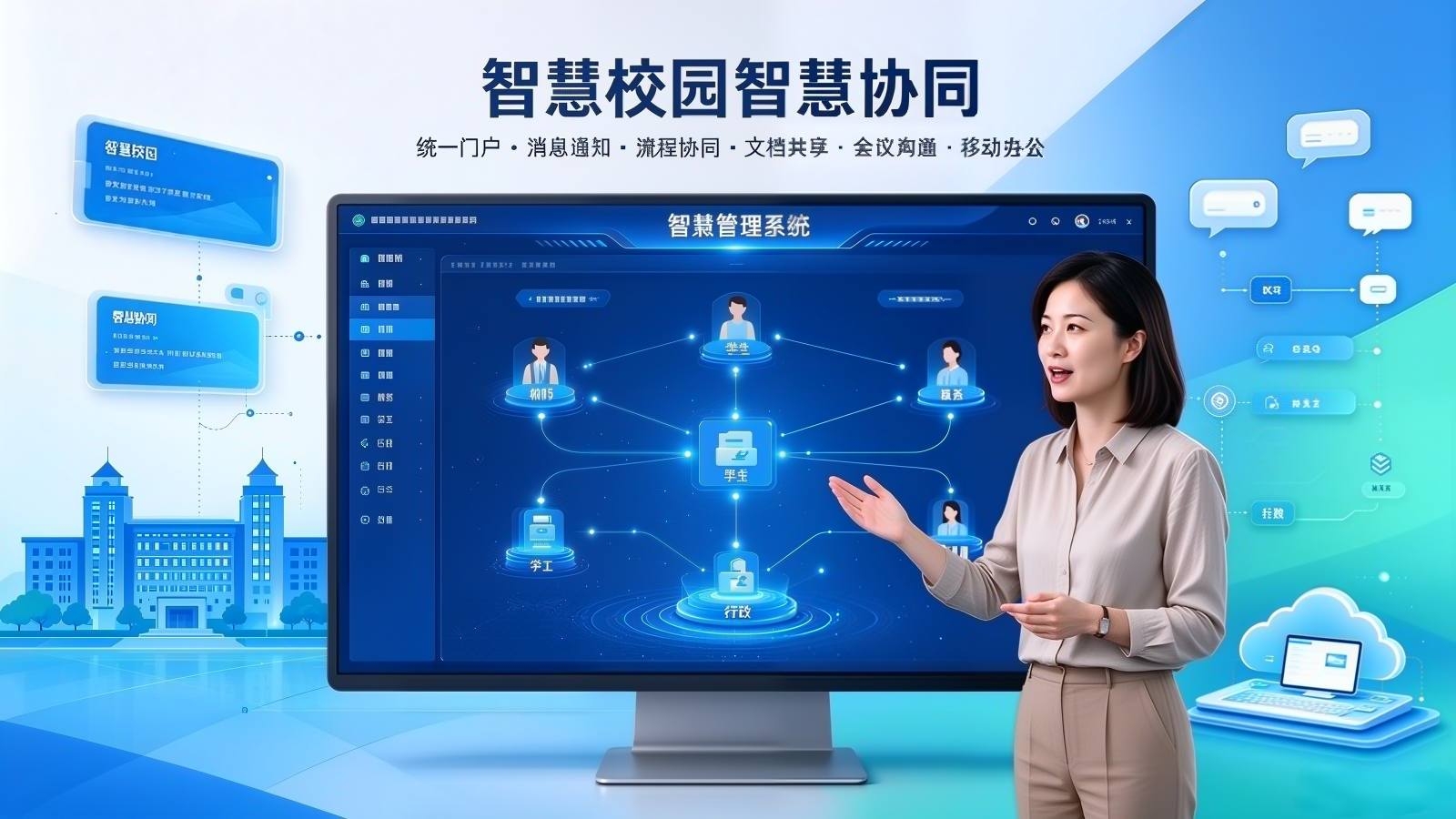智慧校园智慧协同：打通部门壁垒，构建校园一体化协同体系