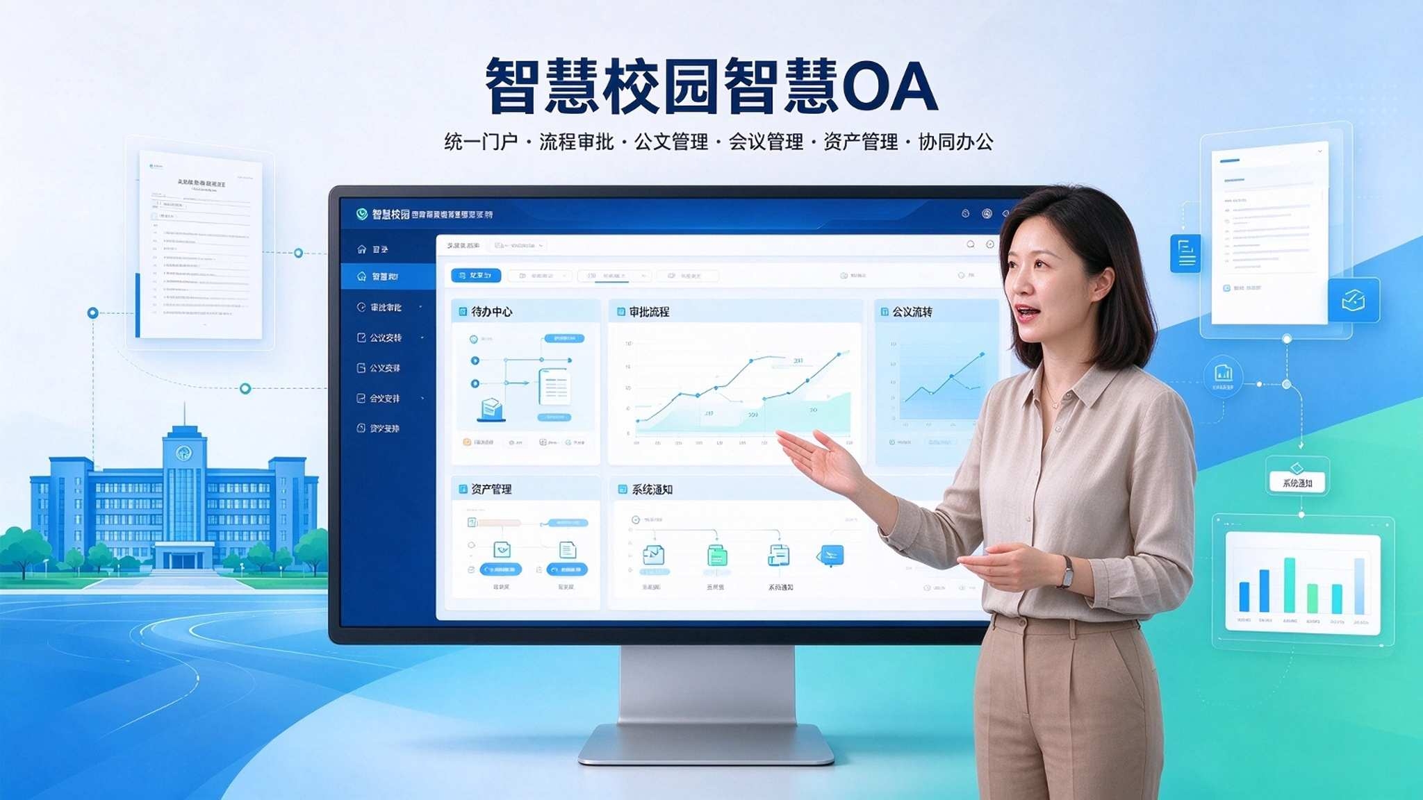 智慧校园智慧 OA:赋能校园行政办公数字化转型升级(图1) 智慧校园智慧 OA:赋能校园行政办公数字化转型升级(图1)