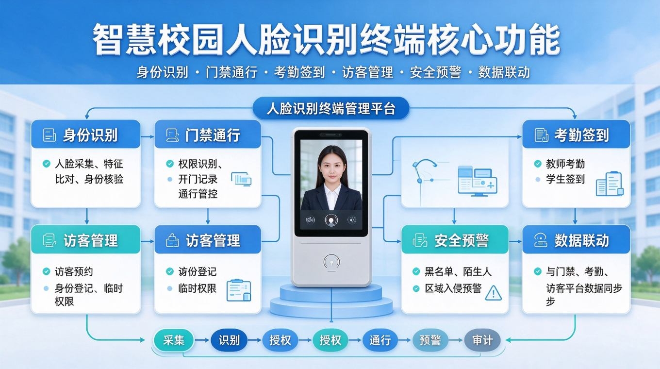 智慧校园人脸识别终端:AI赋能校园安防与考勤数字化升级(图3) 智慧校园人脸识别终端:AI赋能校园安防与考勤数字化升级(图3)