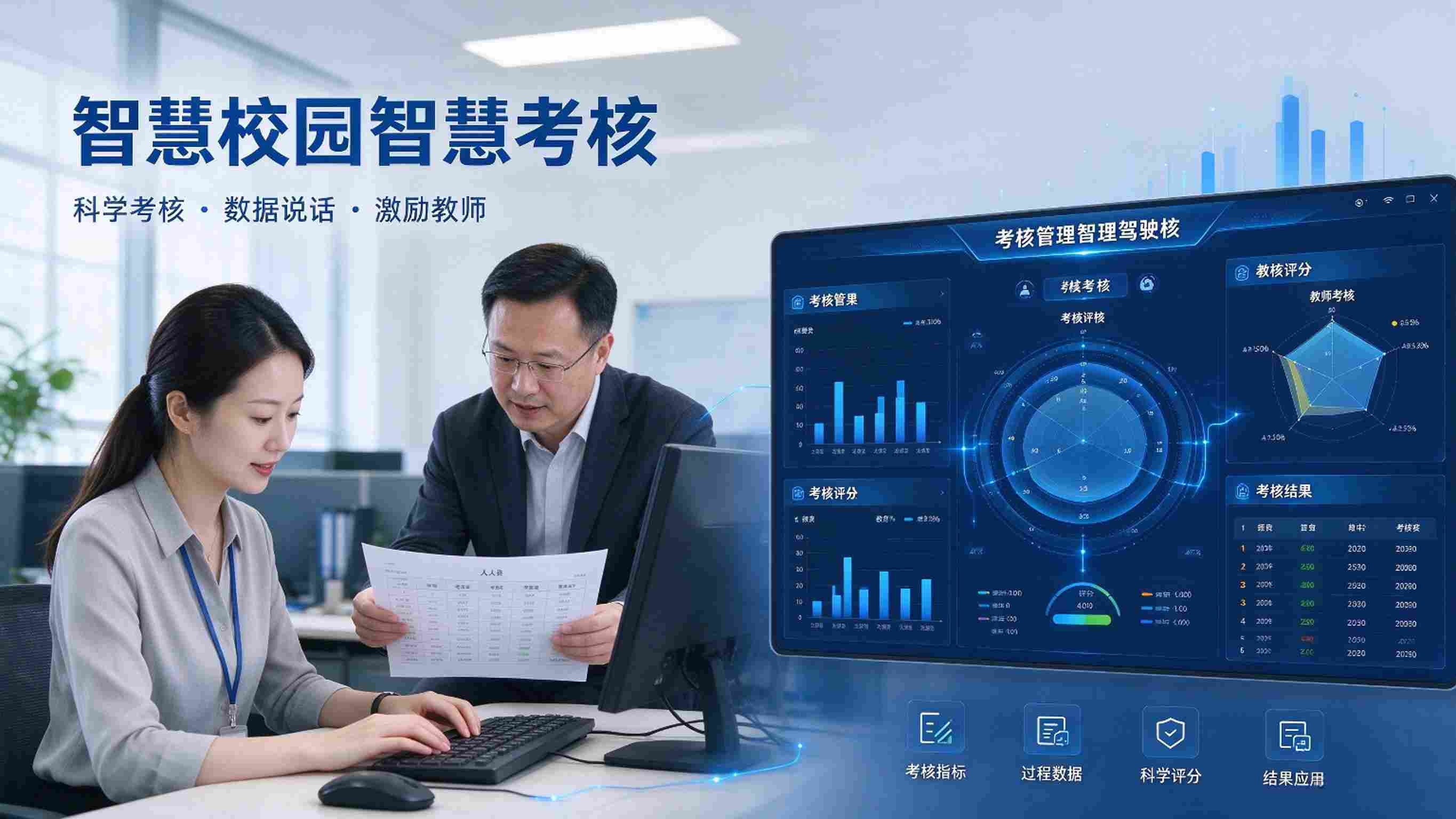智慧校园智慧考核系统：过程留痕与绩效分析解决方案