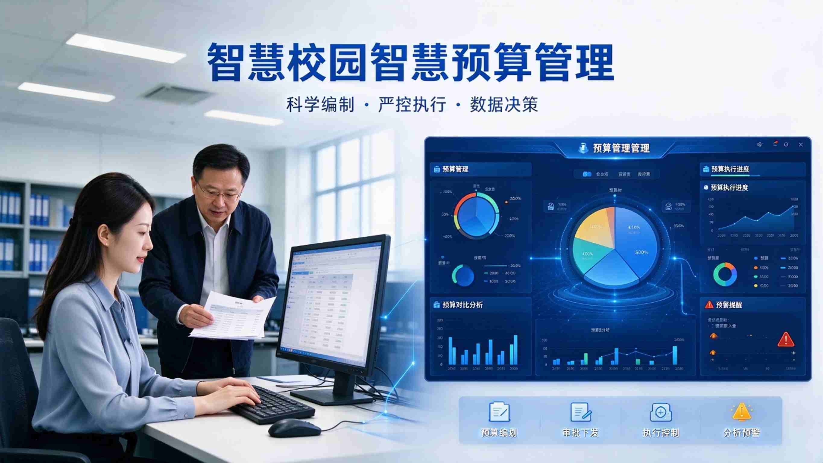 智慧校园智慧预算管理：全流程编制，执行监控与绩效分析解决方案