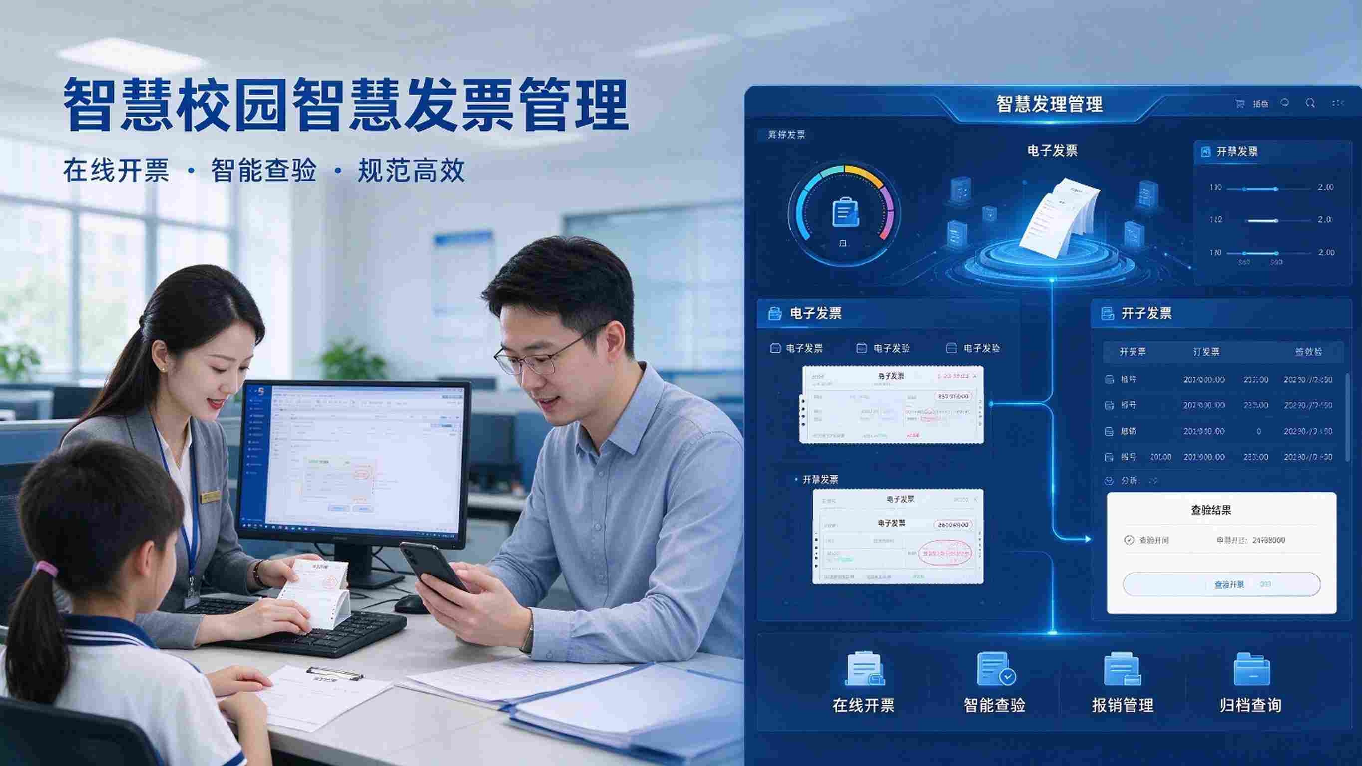 智慧校园智慧发票管理：智能查验与合规归档解决方案(图1)