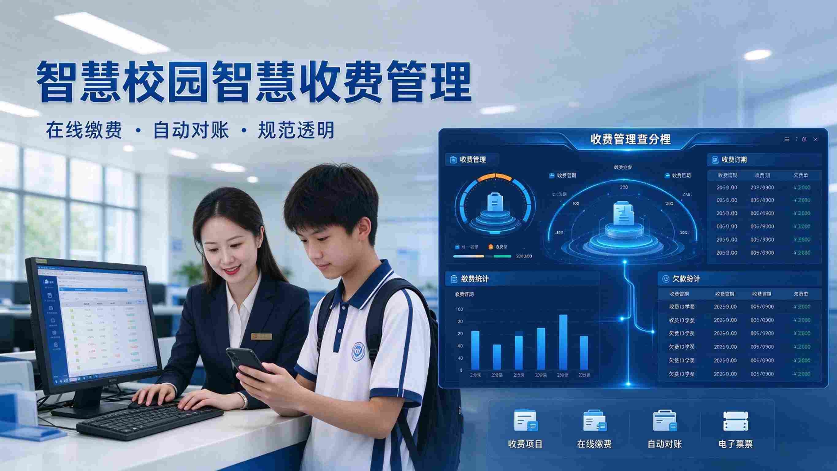 智慧校园智慧收费管理：在线缴费与自动对账解决方案