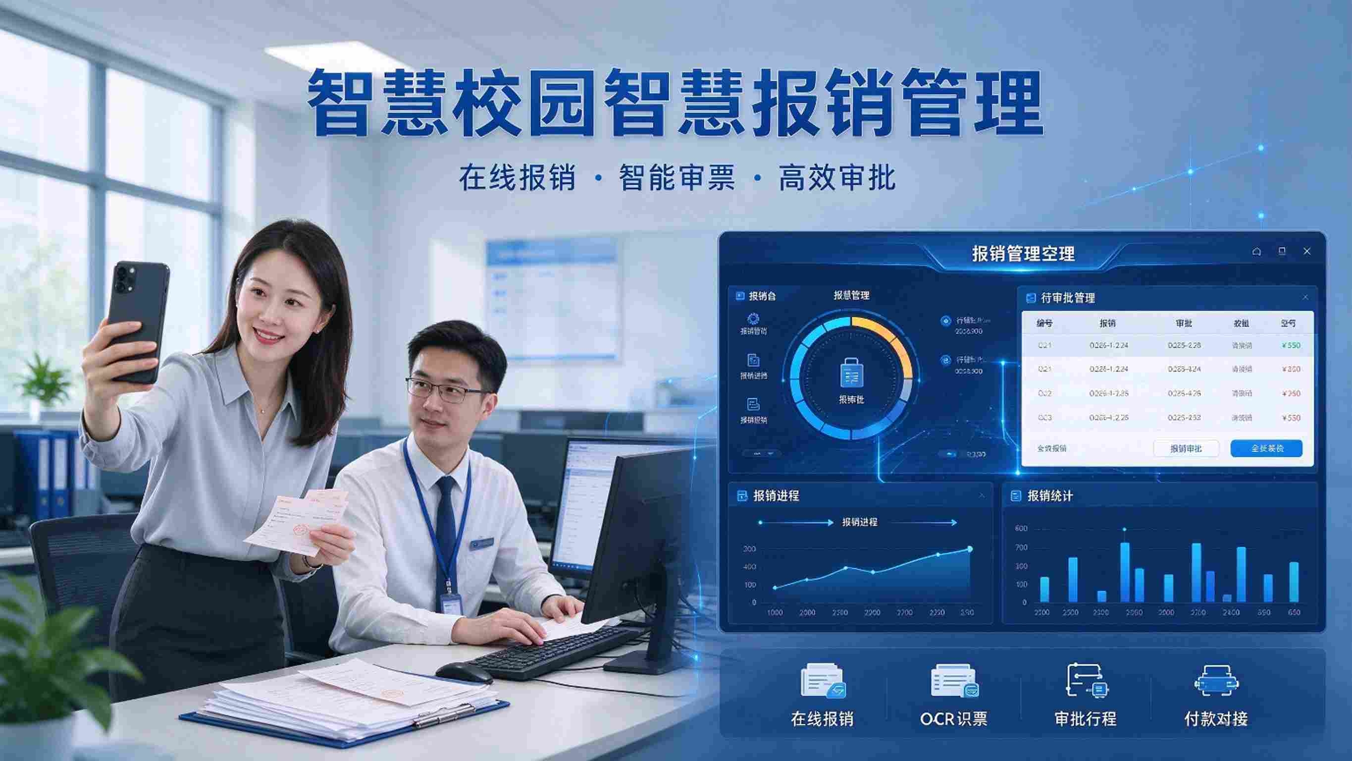智慧校园智慧报销管理：智能审票与高效流转解决方案