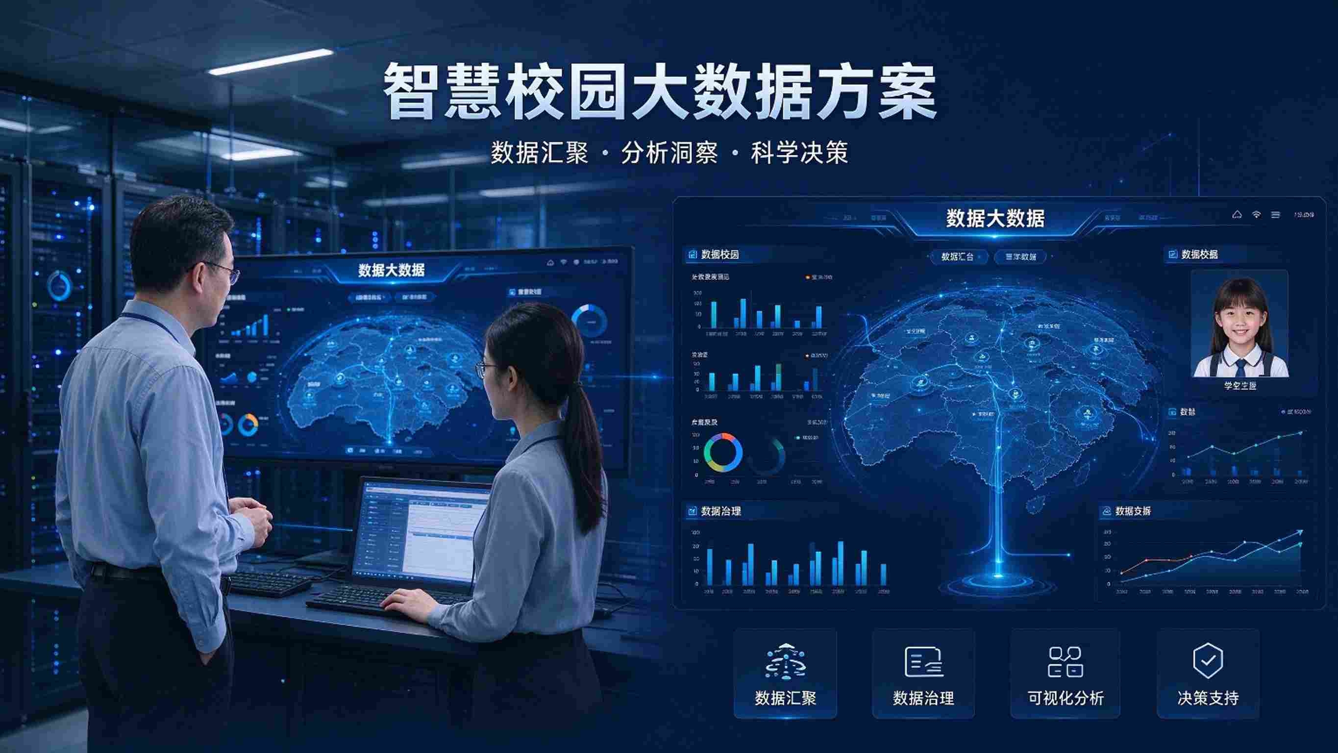 智慧校园大数据方案：智能分析与精准应用解决方案