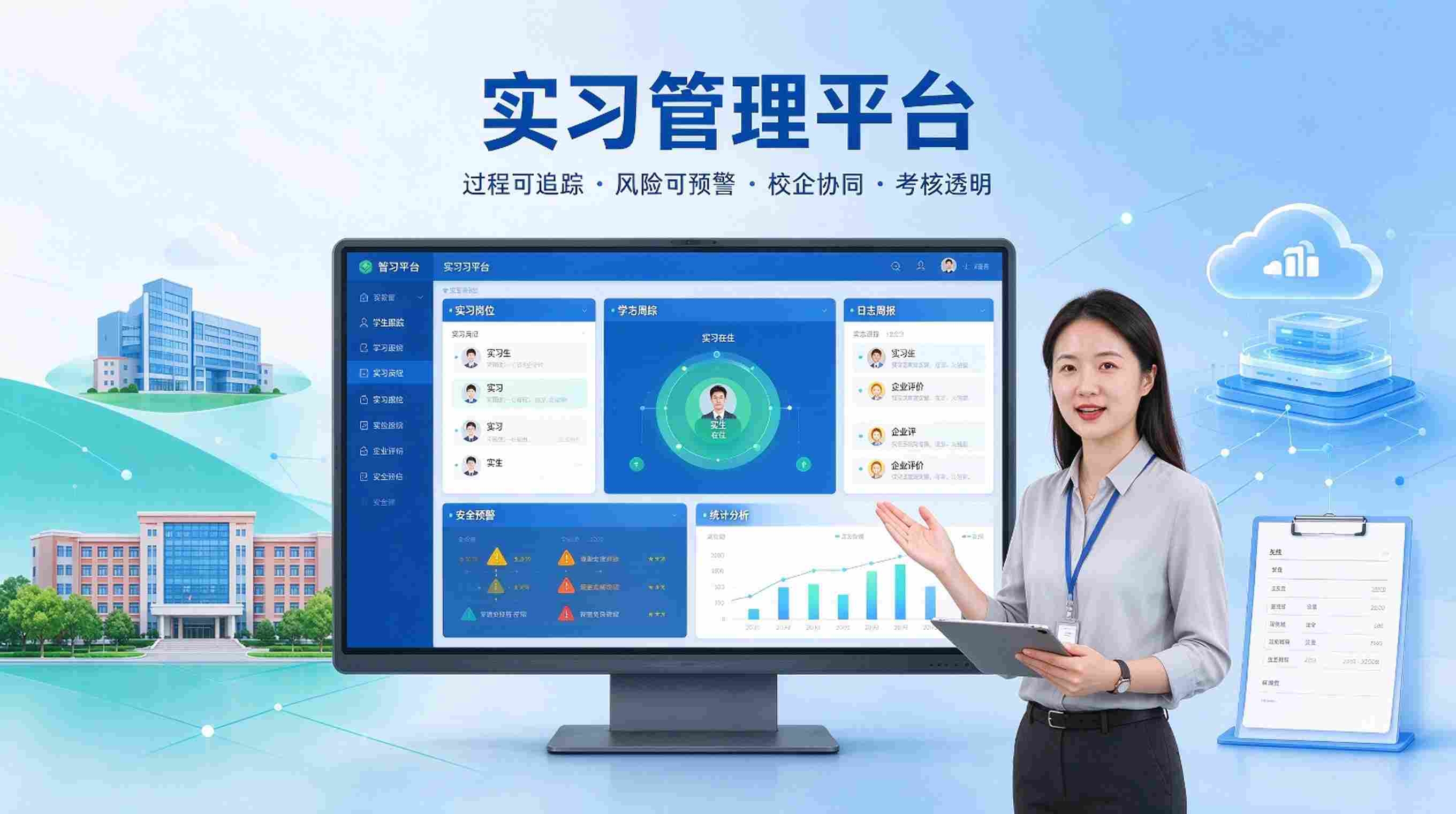 实习管理平台：过程监管与实习考核一体化解决方案