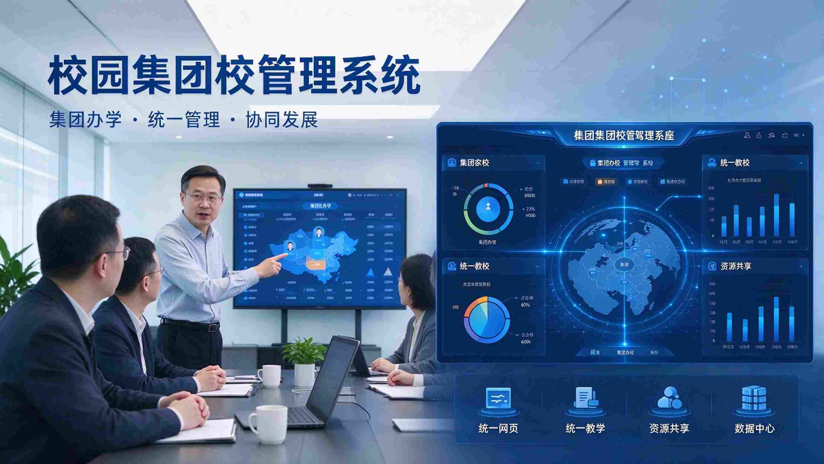 校园集团校管理系统：标准统一与资源共享协同解决方案