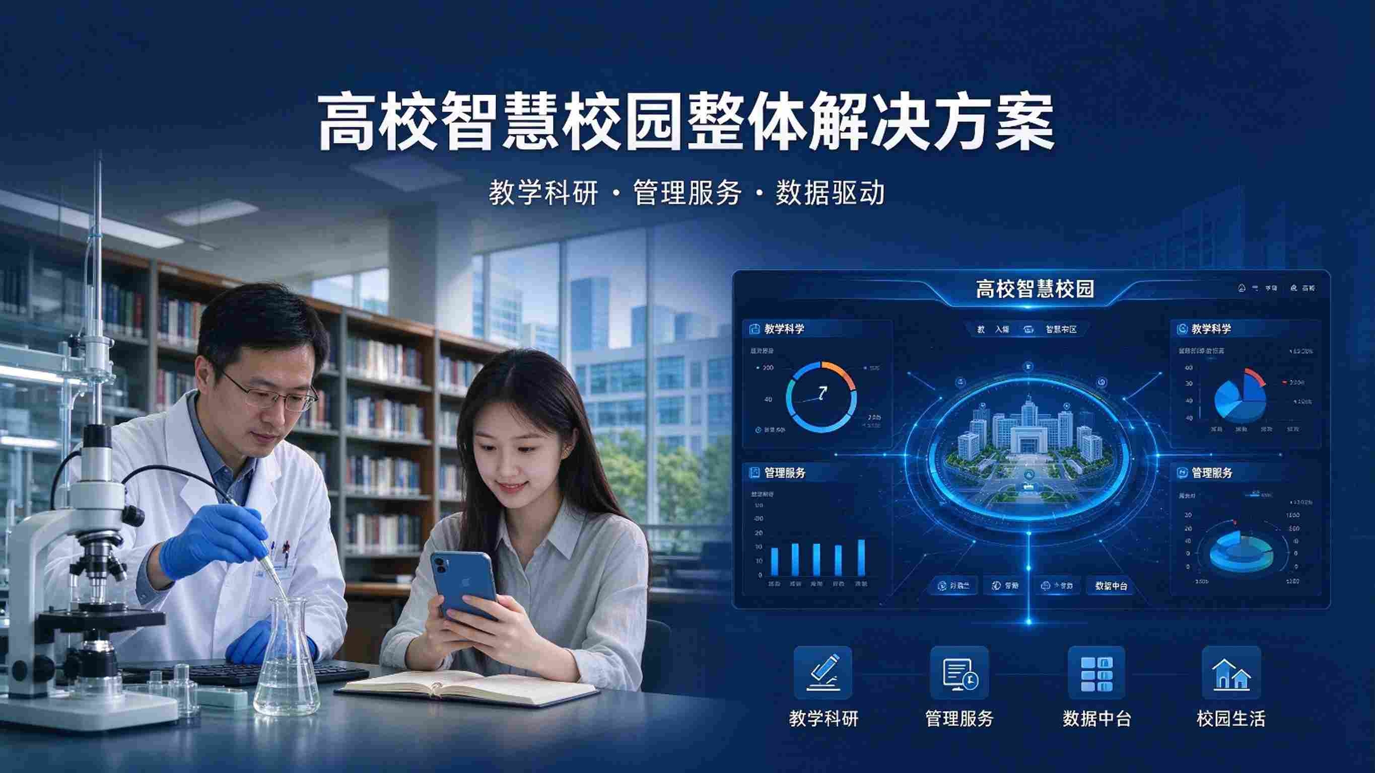 高校智慧校园整体解决方案:管理服务一体解决方案(图1) 高校智慧校园整体解决方案:管理服务一体解决方案(图1)