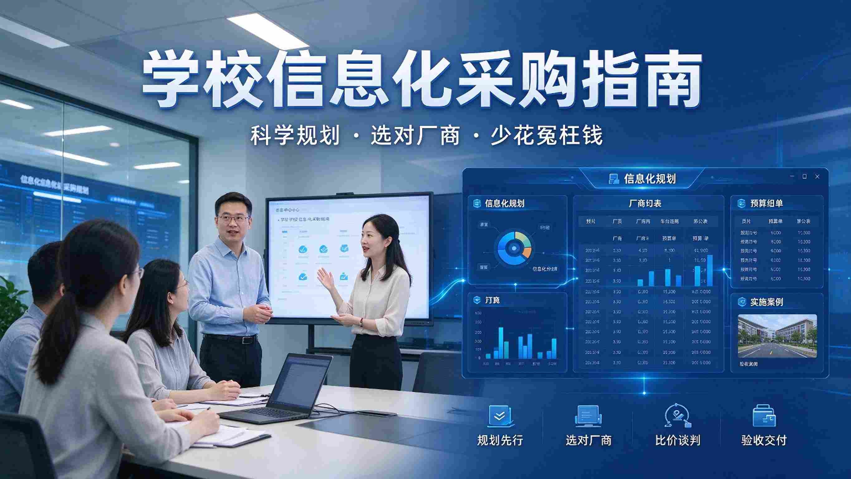 学校信息化采购系统:流程规范与全程留痕数字化解决方案(图1) 学校信息化采购系统:流程规范与全程留痕数字化解决方案(图1)