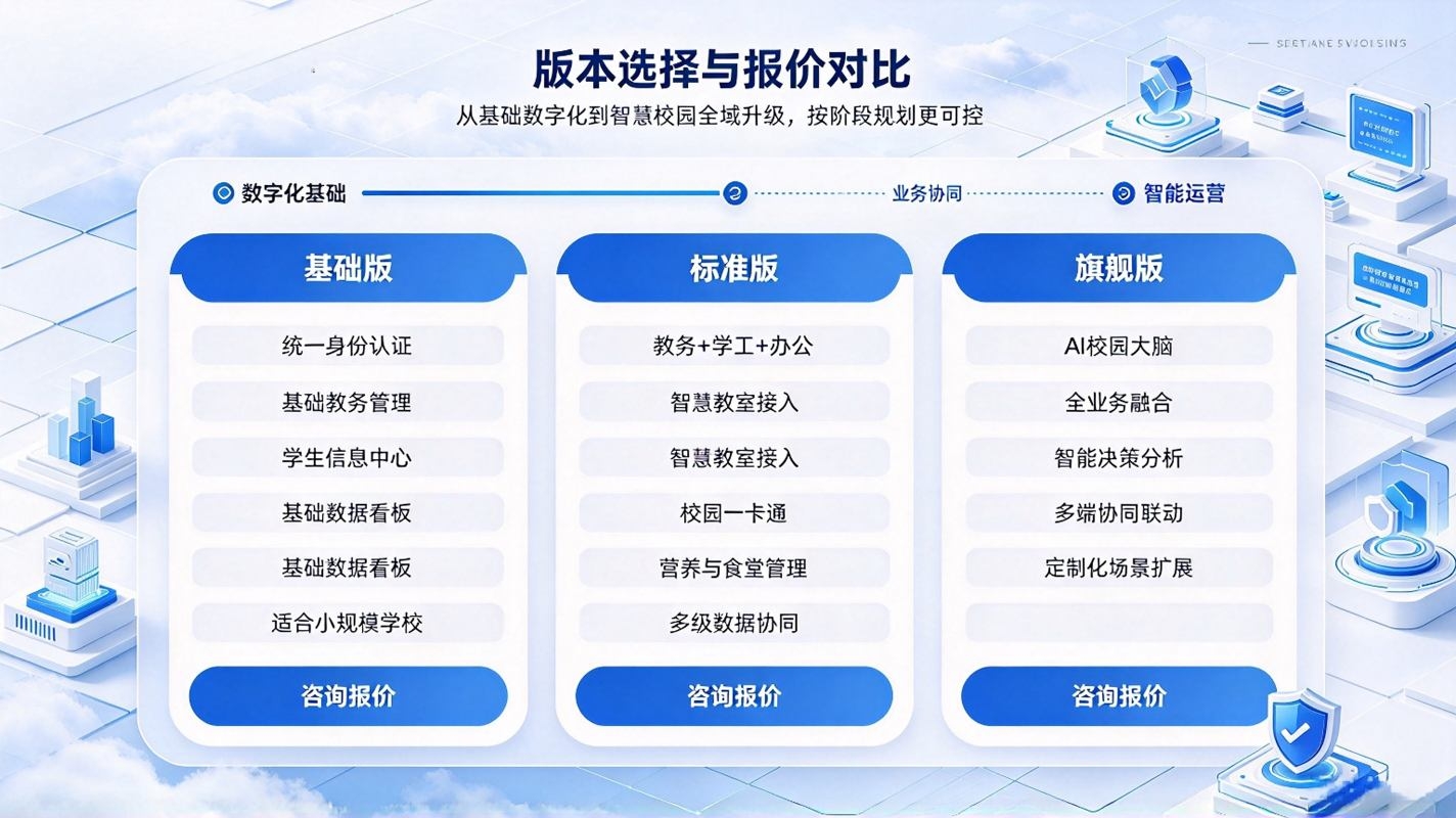 智慧校园报价:需求精准,预算科学与报价规范解决方案(图2) 智慧校园报价:需求精准,预算科学与报价规范解决方案(图2)