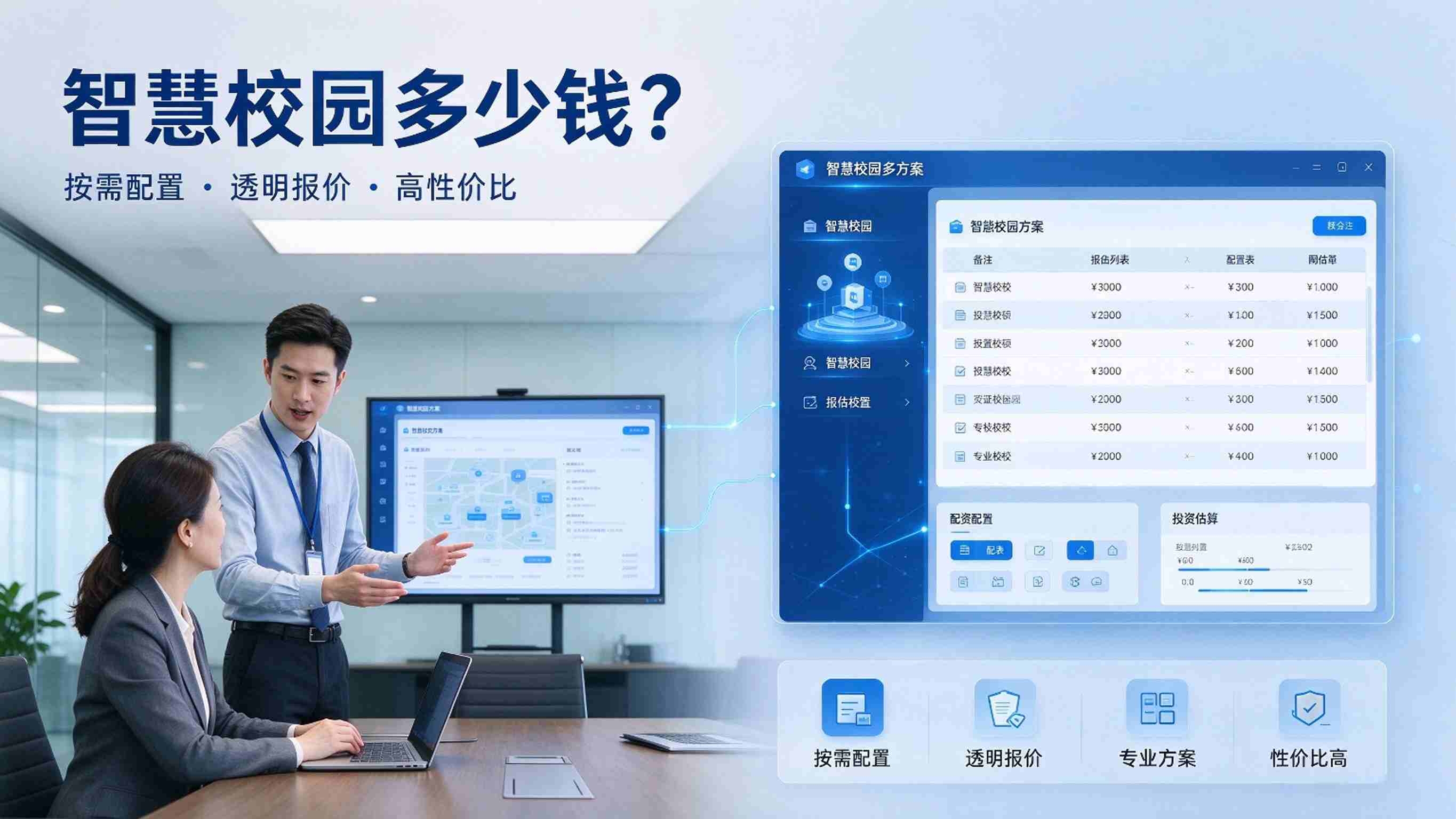 智慧校园多少钱：建设成本构成，费用测算与投入规划解决方案