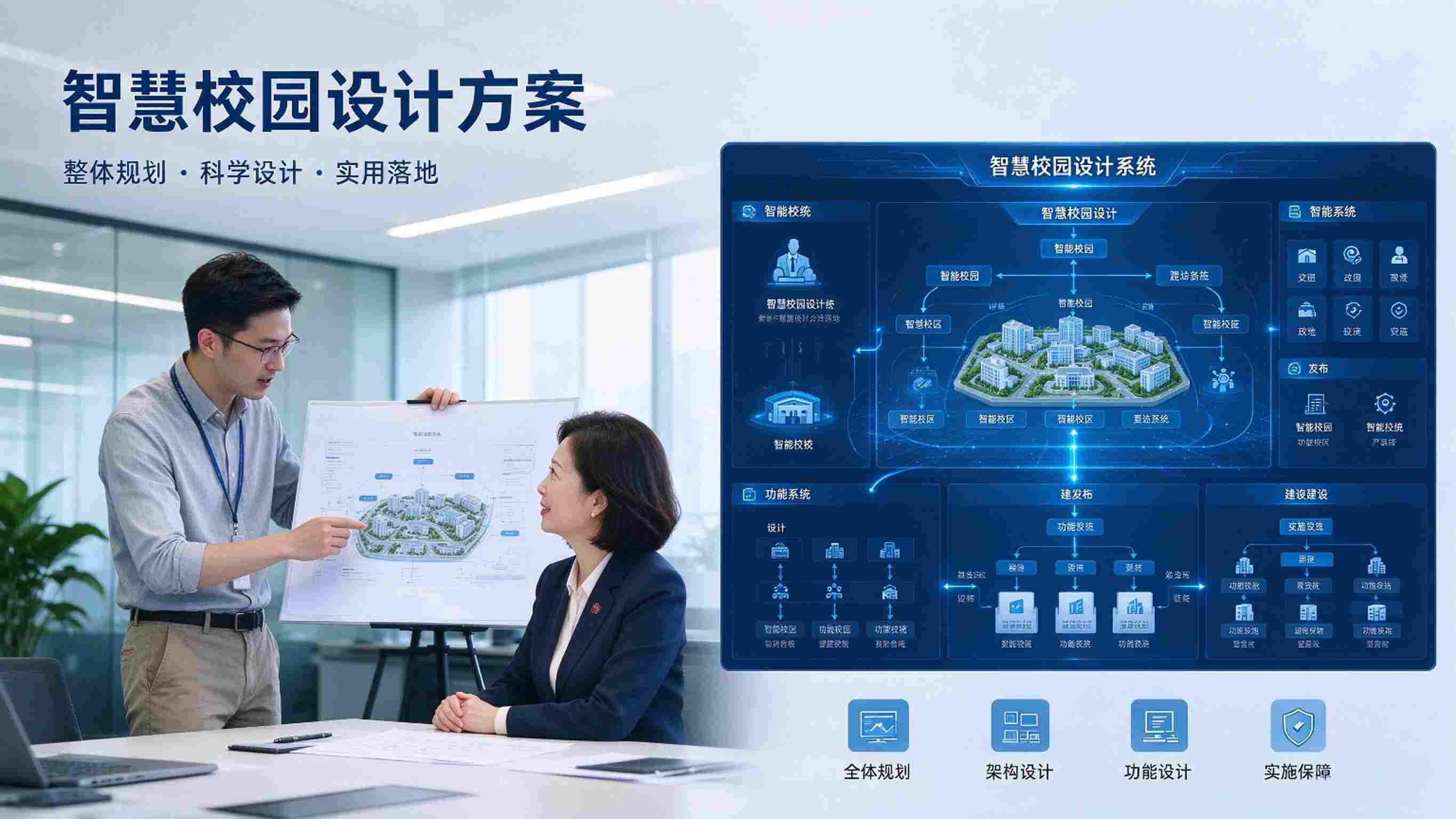 智慧校园设计方案：总体架构，技术选型与实施蓝图解决方案(图1)