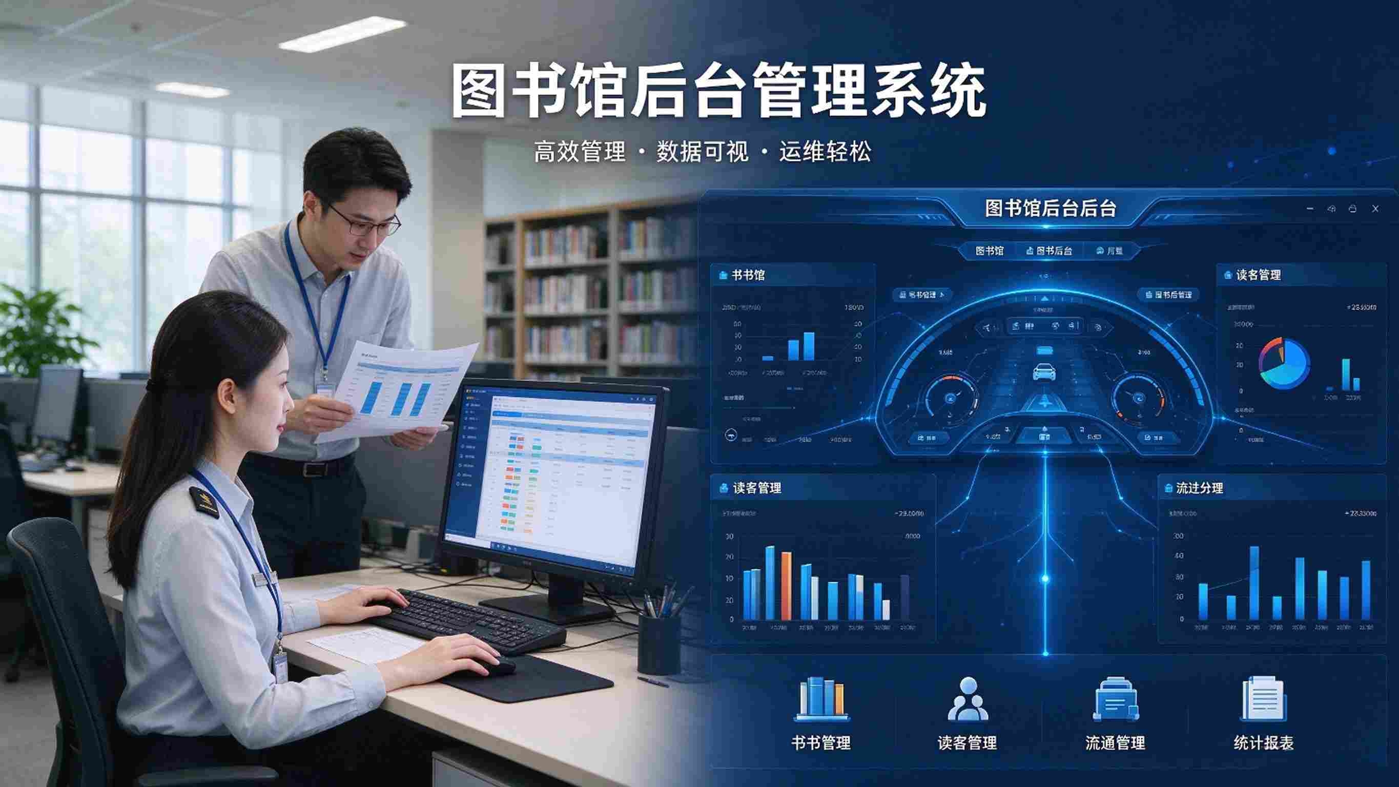 图书馆后台管理系统：规则配置灵活与运营管理高效解决方案