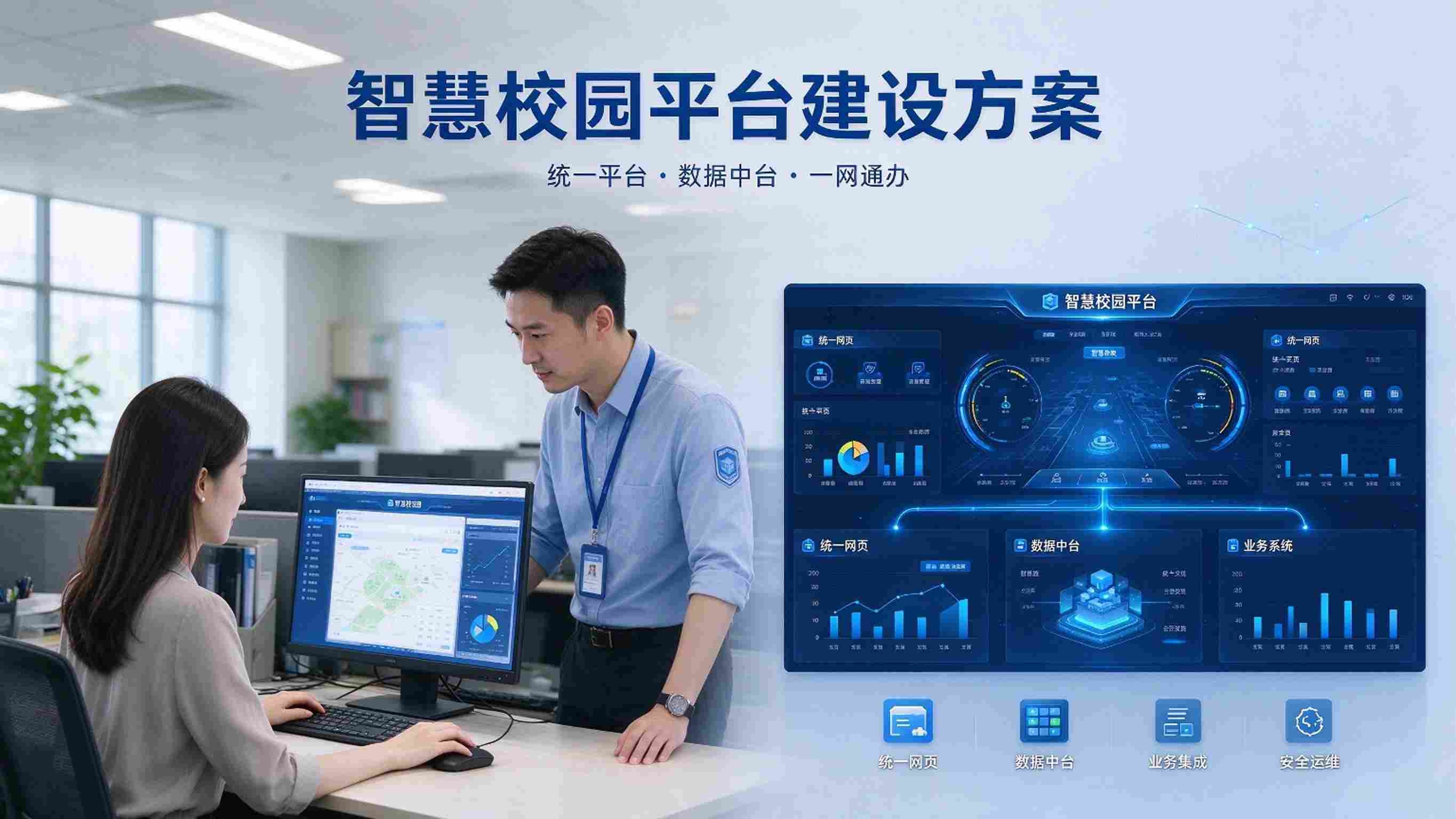 智慧校园平台建设方案：统一门户，能力中台与开放集成解决方案(图1)