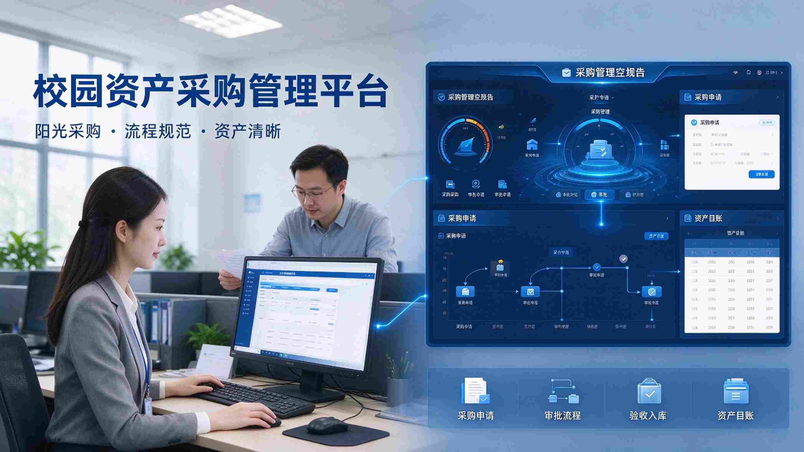 校园资产采购管理平台：流程规范透明与资产入库贯通解决方案(图1)