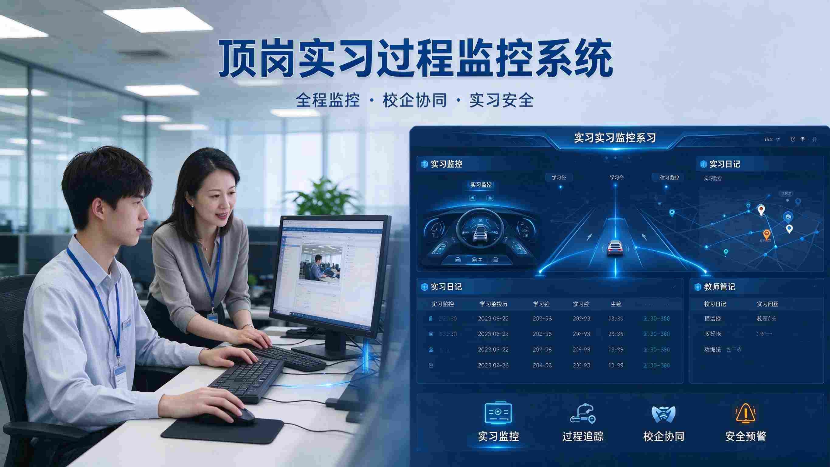 顶岗实习过程监控系统：过程留痕规范与育人质量提升解决方案