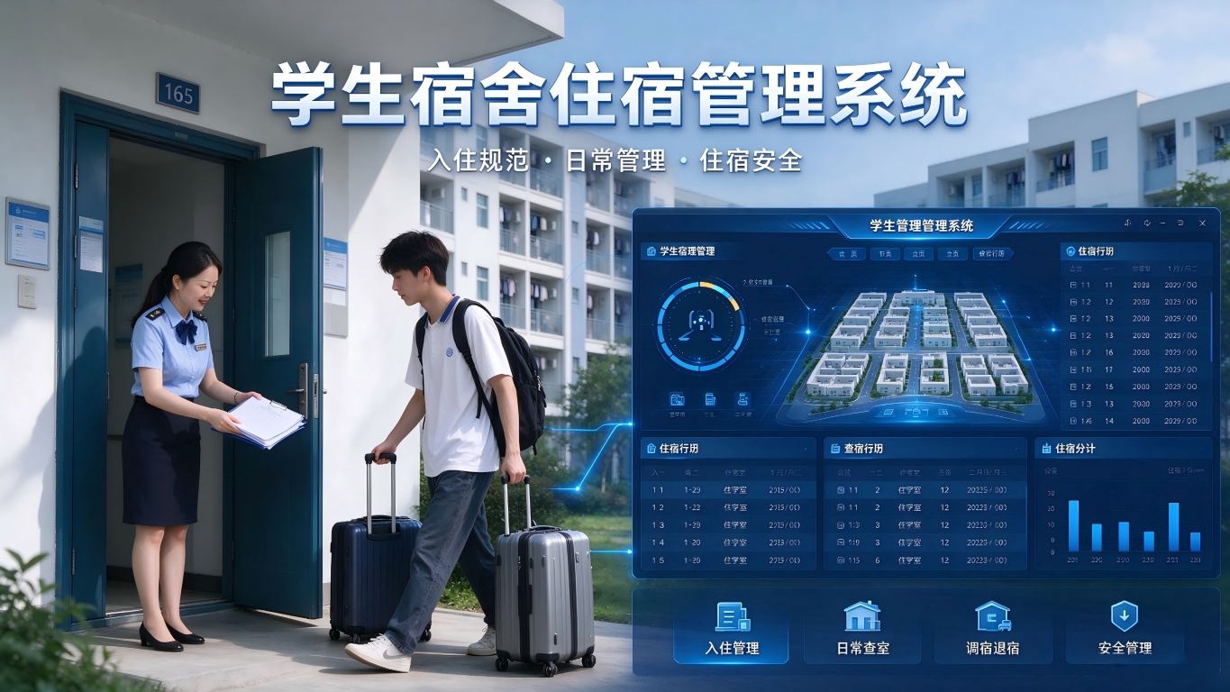 学生宿舍住宿管理系统:费用核算规范与住宿服务贴心解决方案(图1) 学生宿舍住宿管理系统:费用核算规范与住宿服务贴心解决方案(图1)
