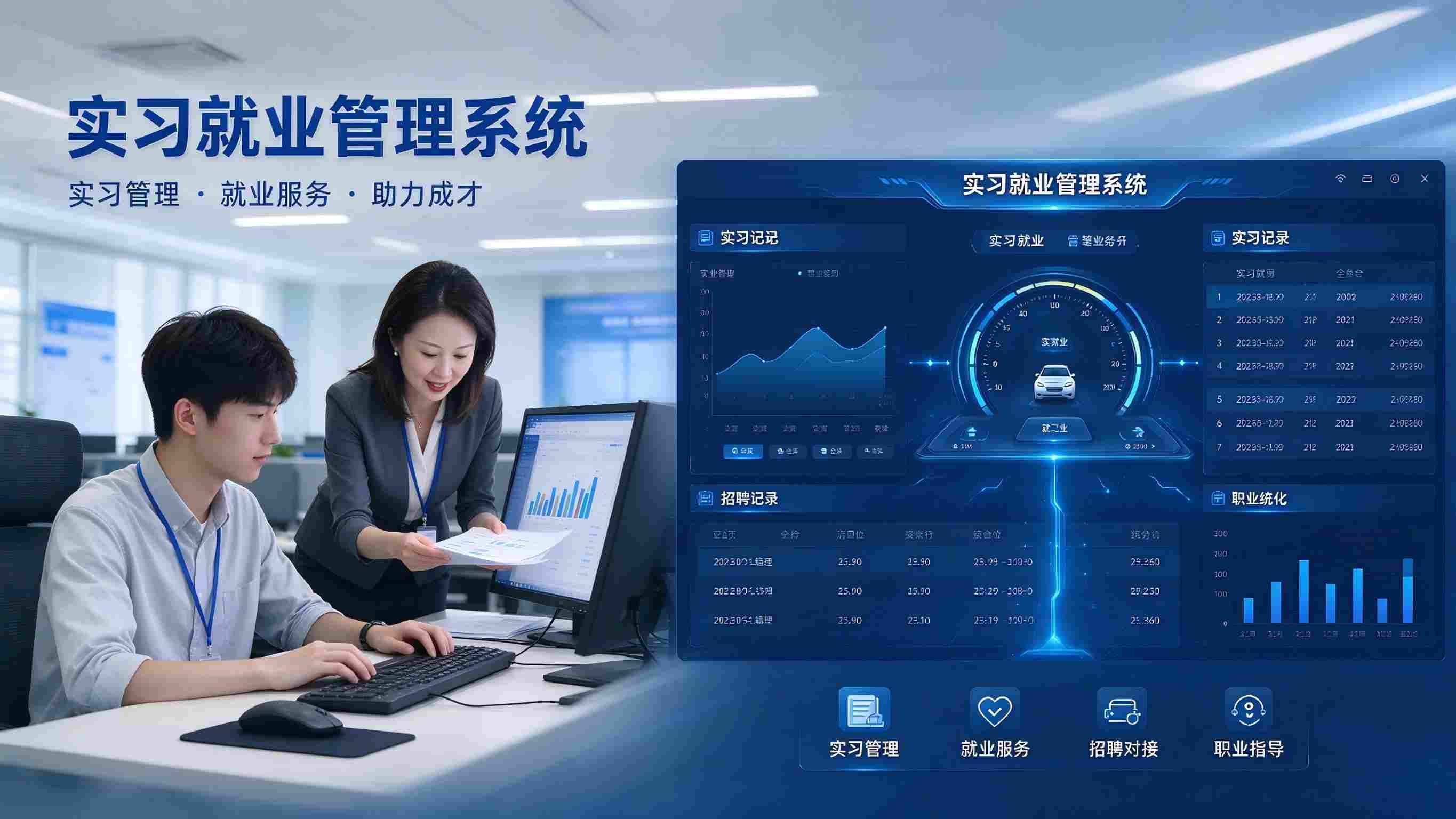 实习就业管理系统：岗位供需对接与就业服务闭环解决方案