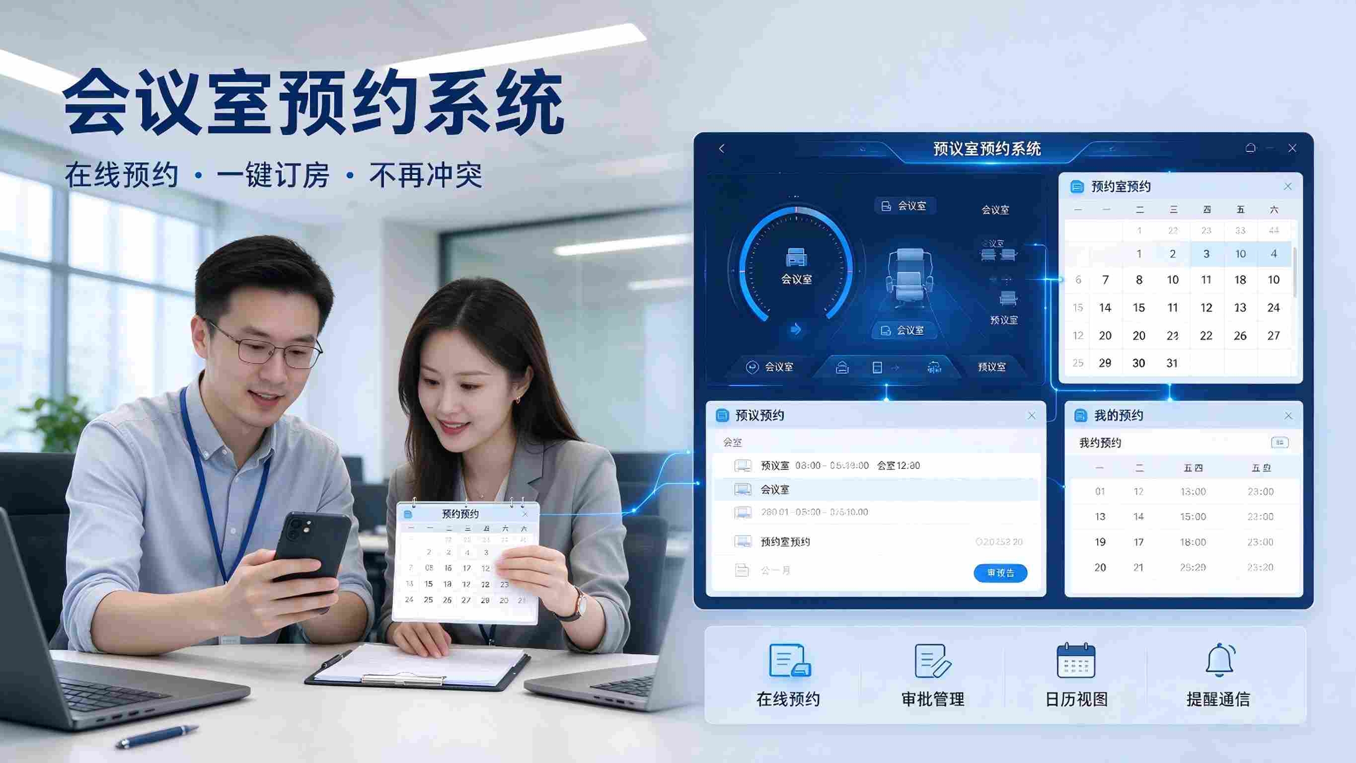 会议室预约系统：审批调度智能与使用体验优化解决方案