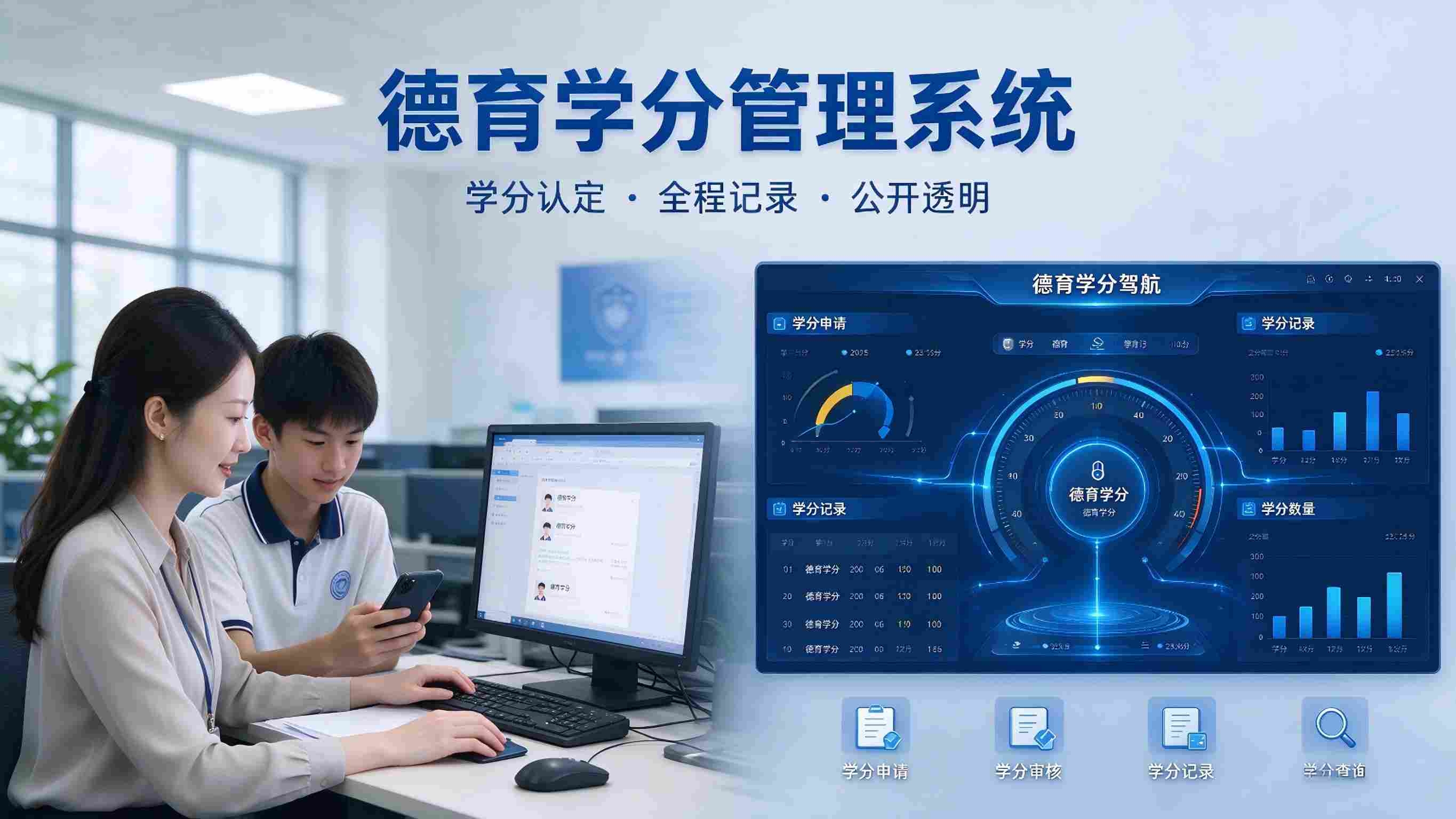 德育学分管理系统：认定记录规范与育人激励精准解决方案(图1)