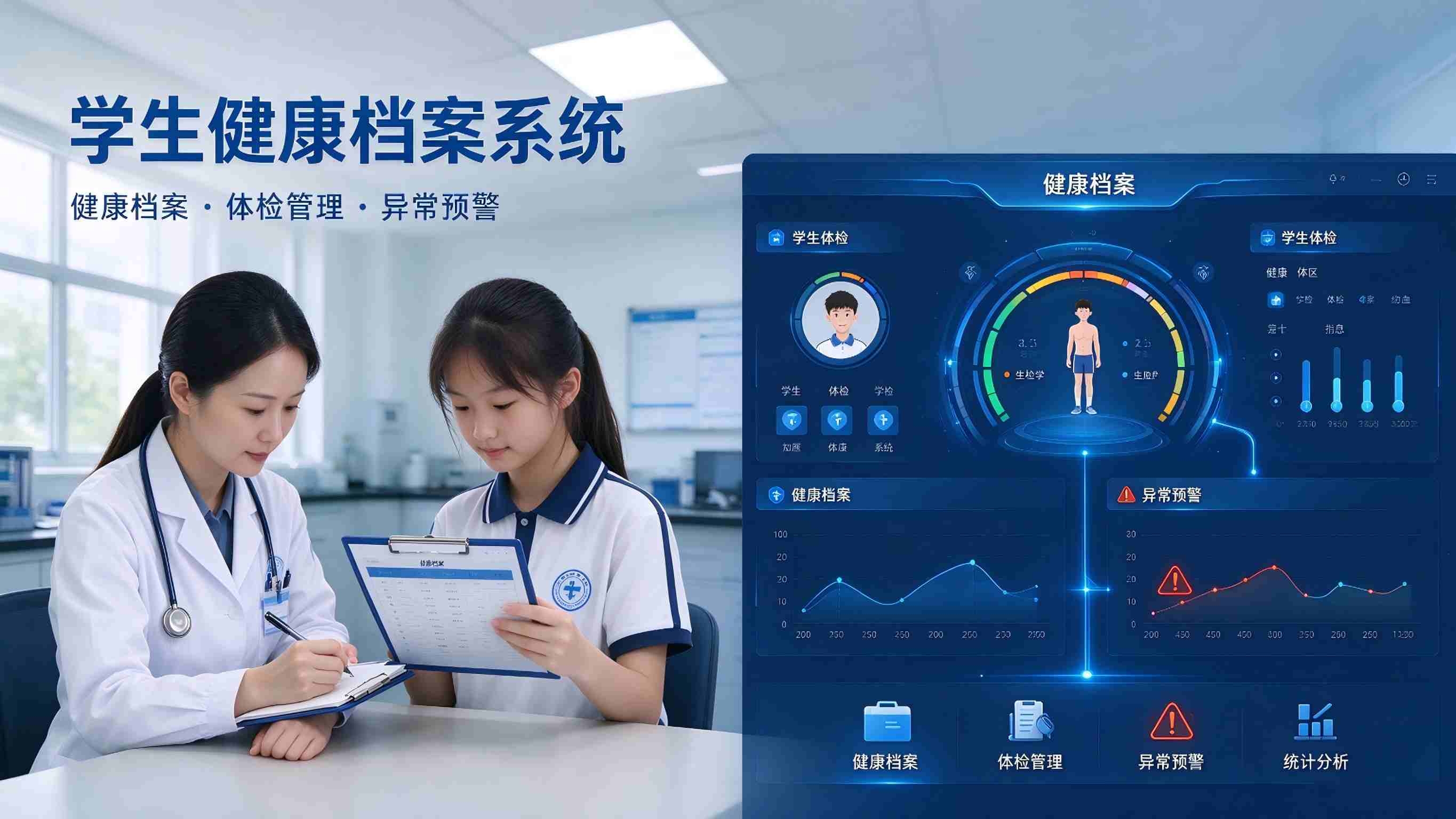学生健康档案系统:健康监测及时与身心健康护航解决方案(图1) 学生健康档案系统:健康监测及时与身心健康护航解决方案(图1)