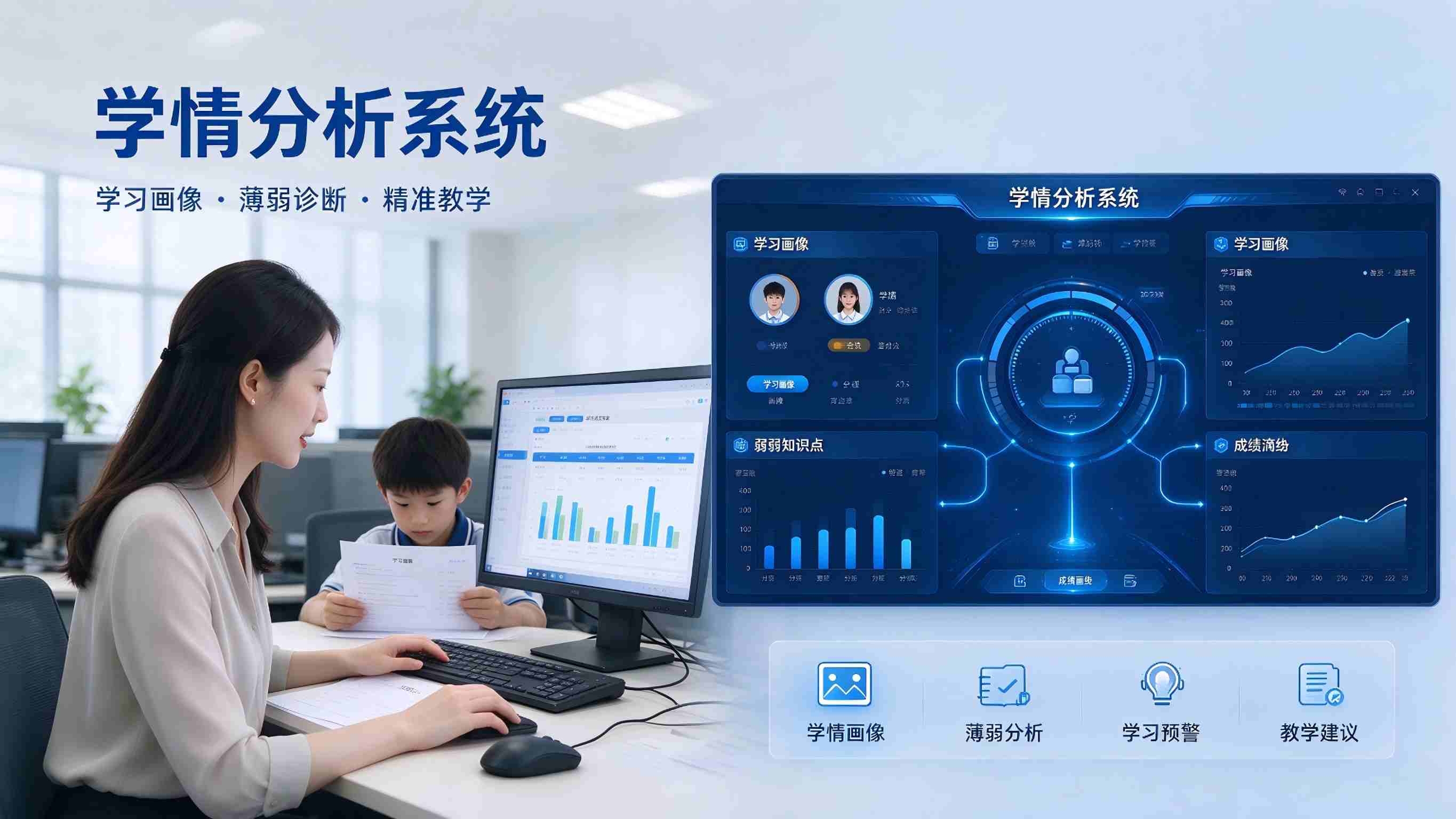学情分析系统:学情精准诊断与个性化教学解决方案(图1) 学情分析系统:学情精准诊断与个性化教学解决方案(图1)