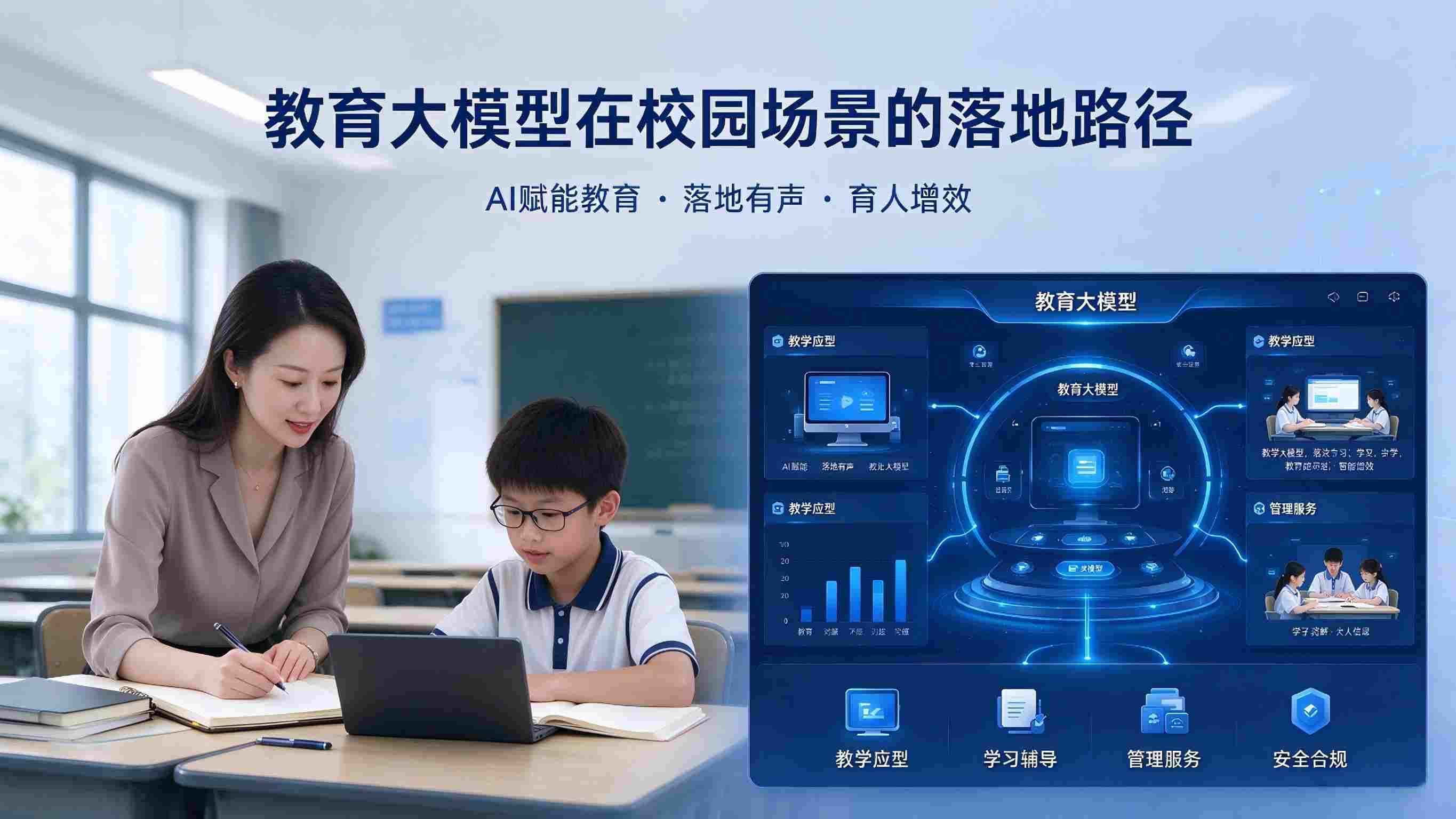 教育大模型在校园场景的落地路径：校园服务智能升级解决方案