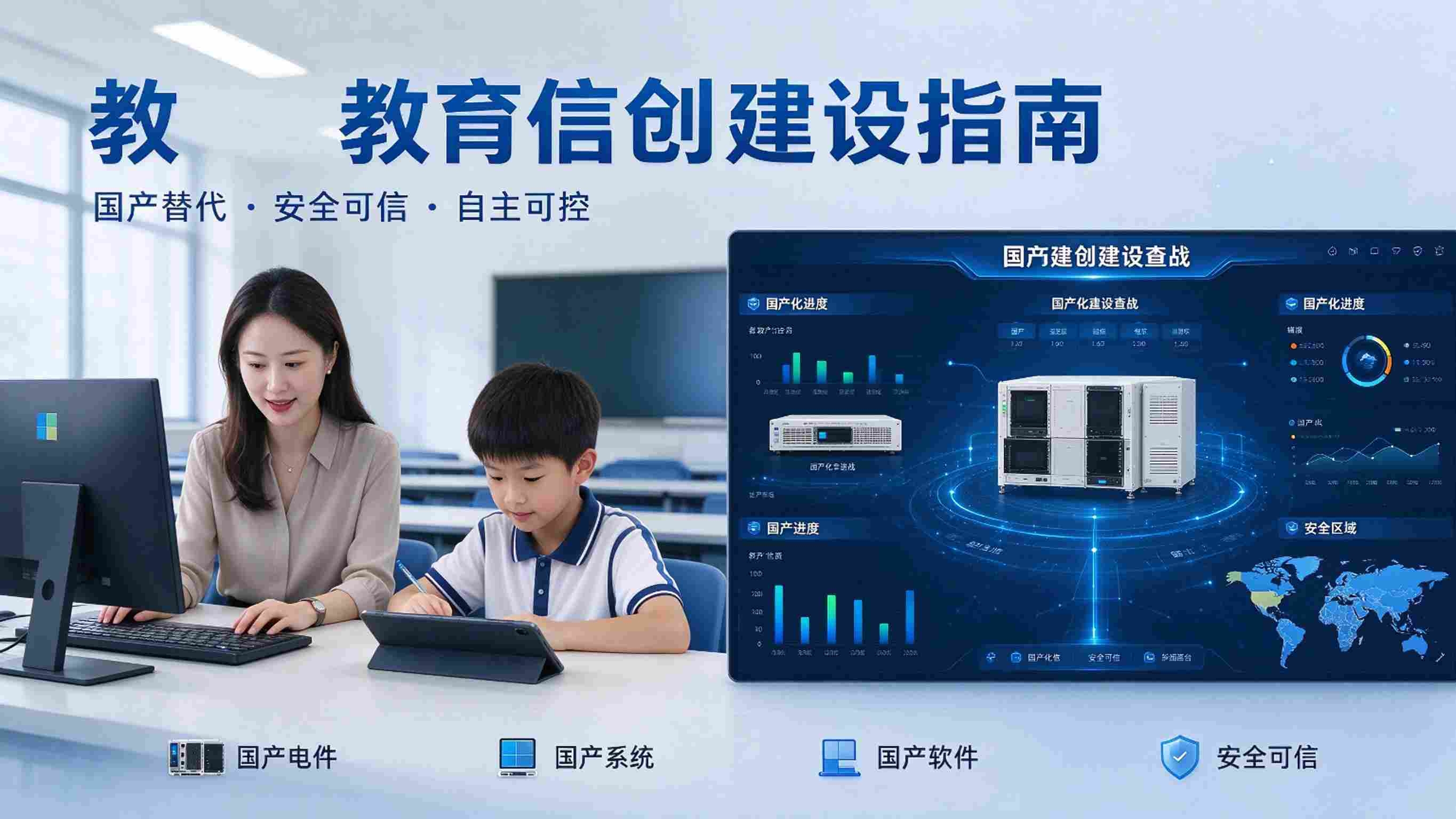 教育信创建设指南：教育信息化升级解决方案(图1)
