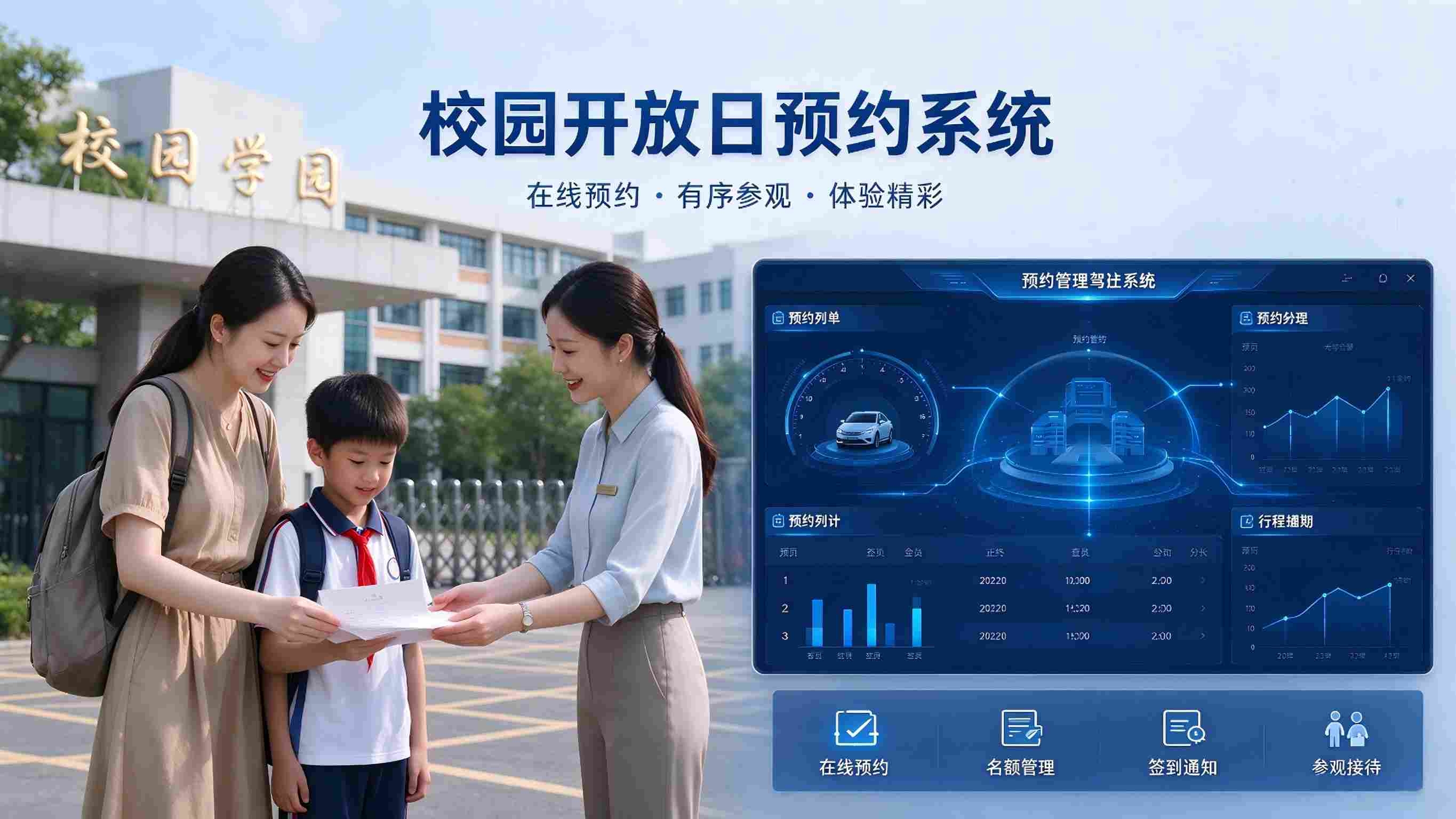 校园开放日预约系统建设方案：来访预约管理平台解决方案(图1)