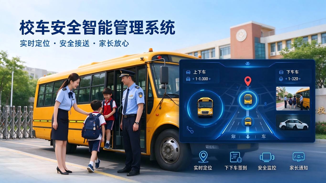 校车安全智能管理系统方案：校车运行全程安全管控解决方案(图1)