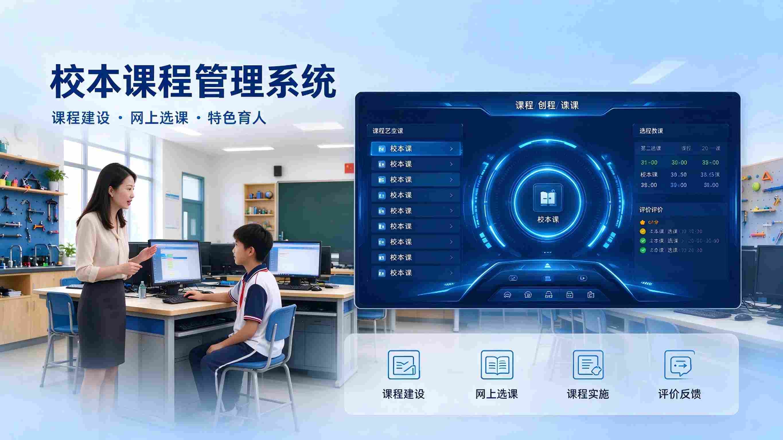 校本课程管理系统建设方案：校本课程管理平台解决方案