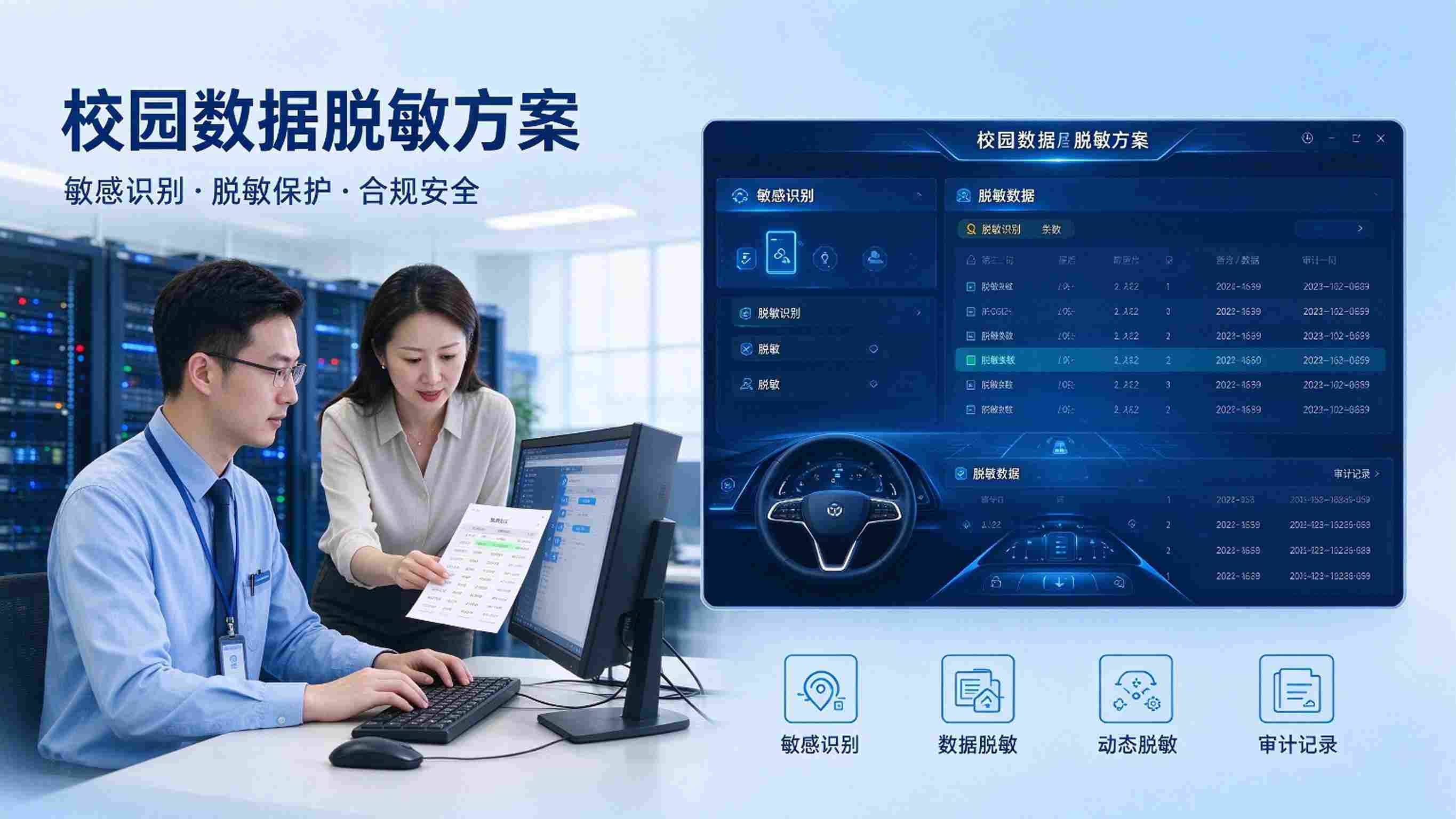 校园数据脱敏方案：校园数据安全防护平台解决方案