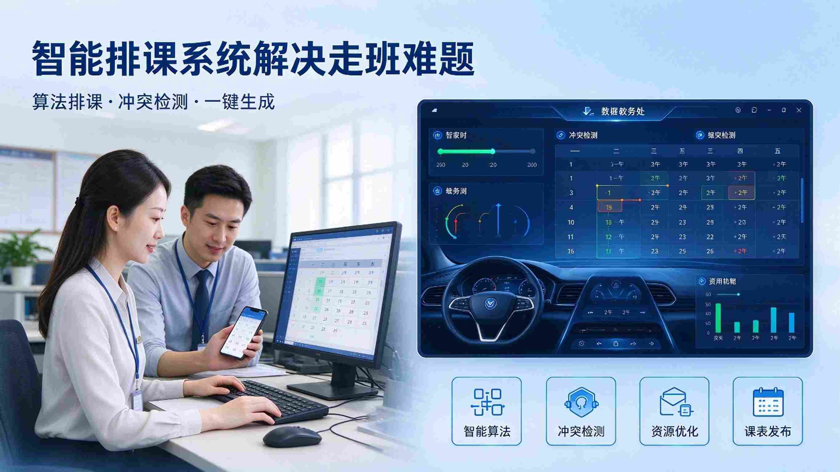 智能排课系统方案：走班教学智能排课平台解决方案
