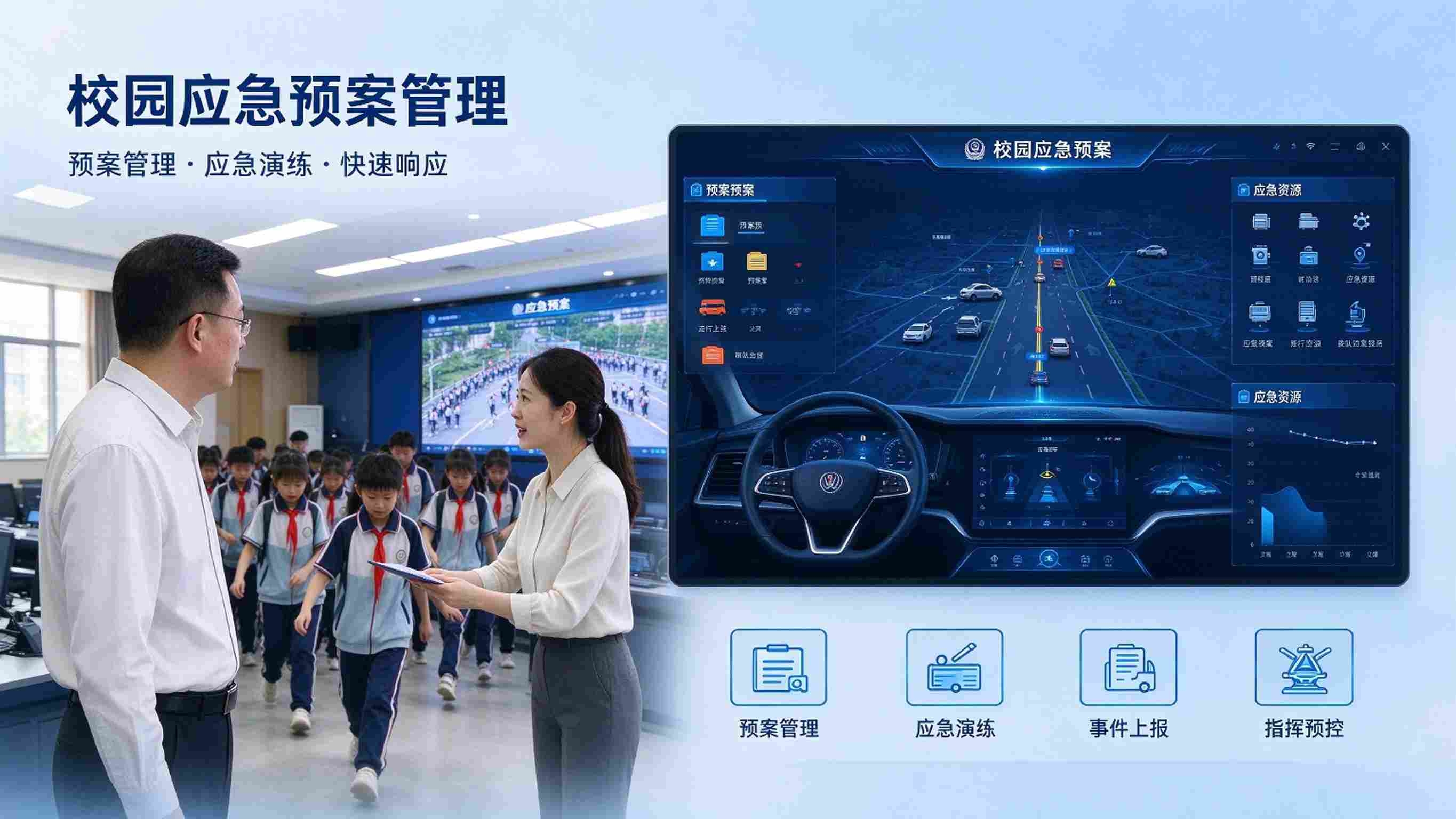 校园应急预案管理系统方案：校园安全应急管理平台解决方案