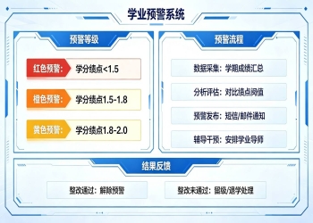 学业预警系统：多维学情研判学生掉队前置干预帮扶管理平台