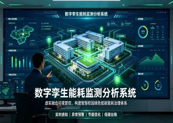 数字孪生能耗监测分析系统：构建智慧校园绿色低碳能耗治理体系