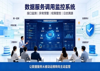 数据服务调用监控系统：数据运维监管平台