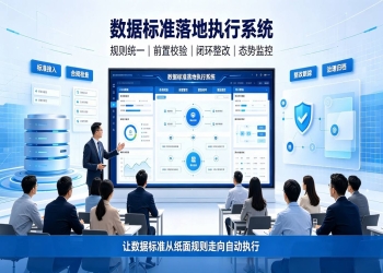数据标准落地执行系统：规范数据治理平台