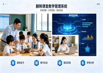 翻转课堂教学管理系统：课前课中课后全流程翻转教学解决方案