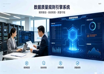数据质量规则引擎系统：全生命周期质量管控与智能治理解决方案