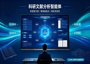 科研文献分析智能体：AI 赋能文献挖掘，提升科研研究与论文写作效率