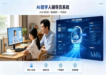 AI数字人辅导员系统：学生事务全天候陪伴解决方案